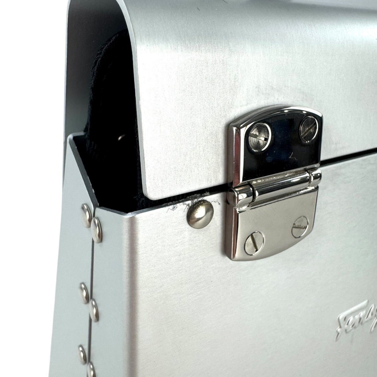 Ferragamo Metal Top Handle Bag