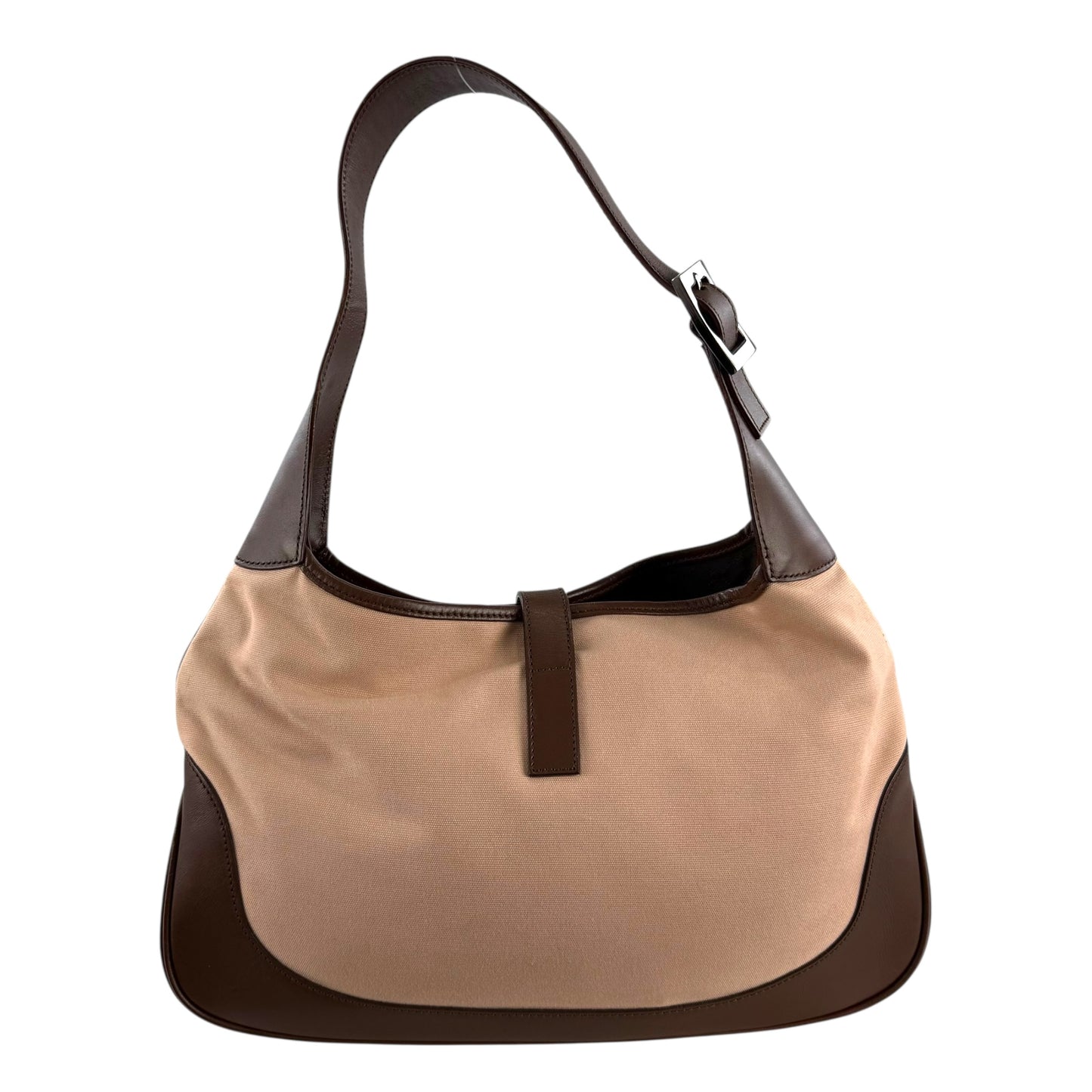 Gucci Nylon Striped Jackie Shoulder Bag