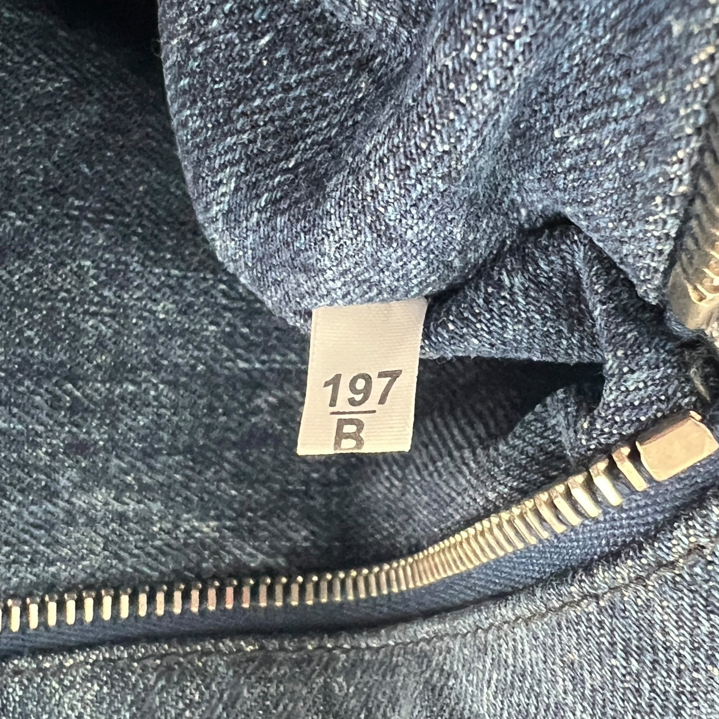 Prada Canapa Rhinestone Denim Tote Bag