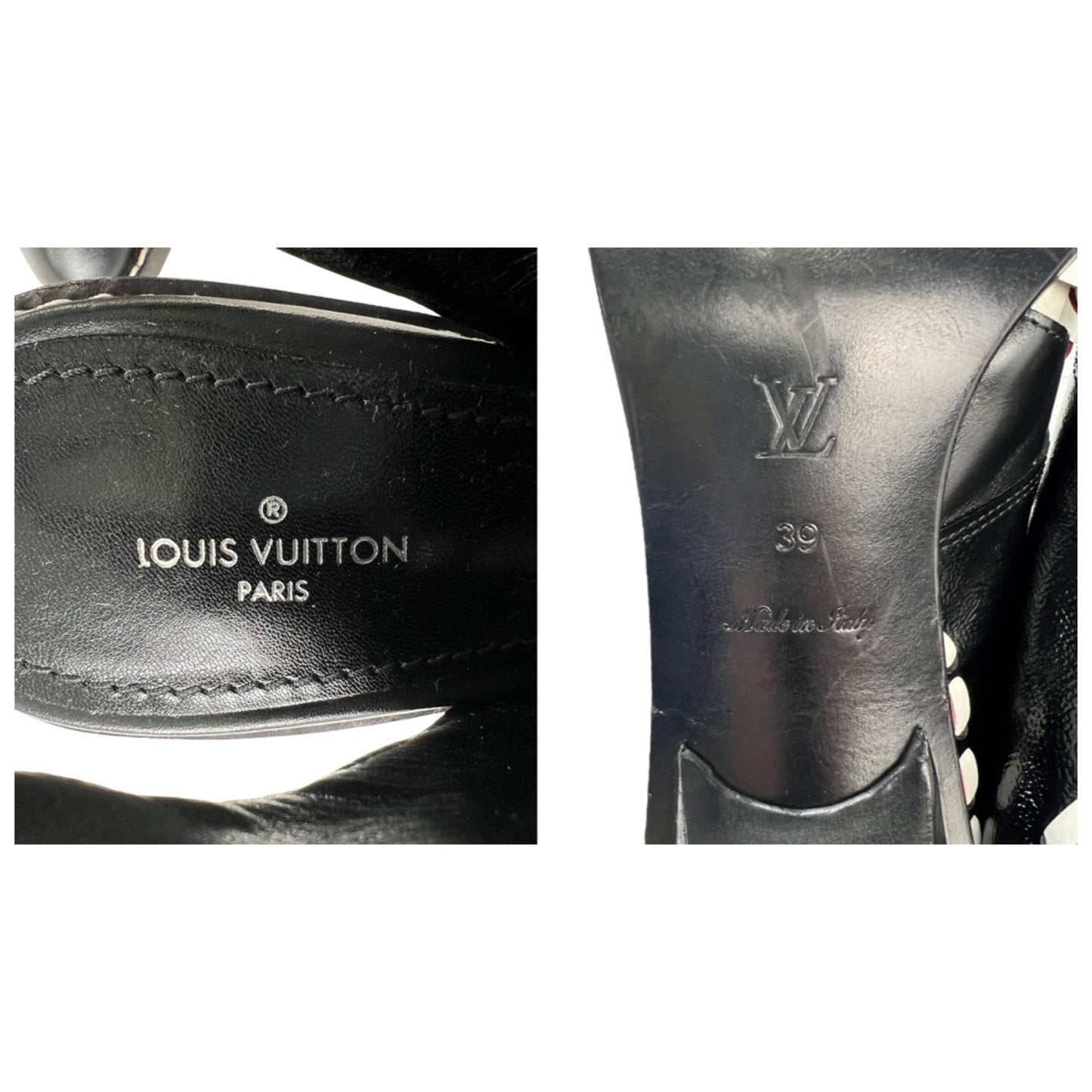 Louis Vuitton Whipstitch Leather Heels
