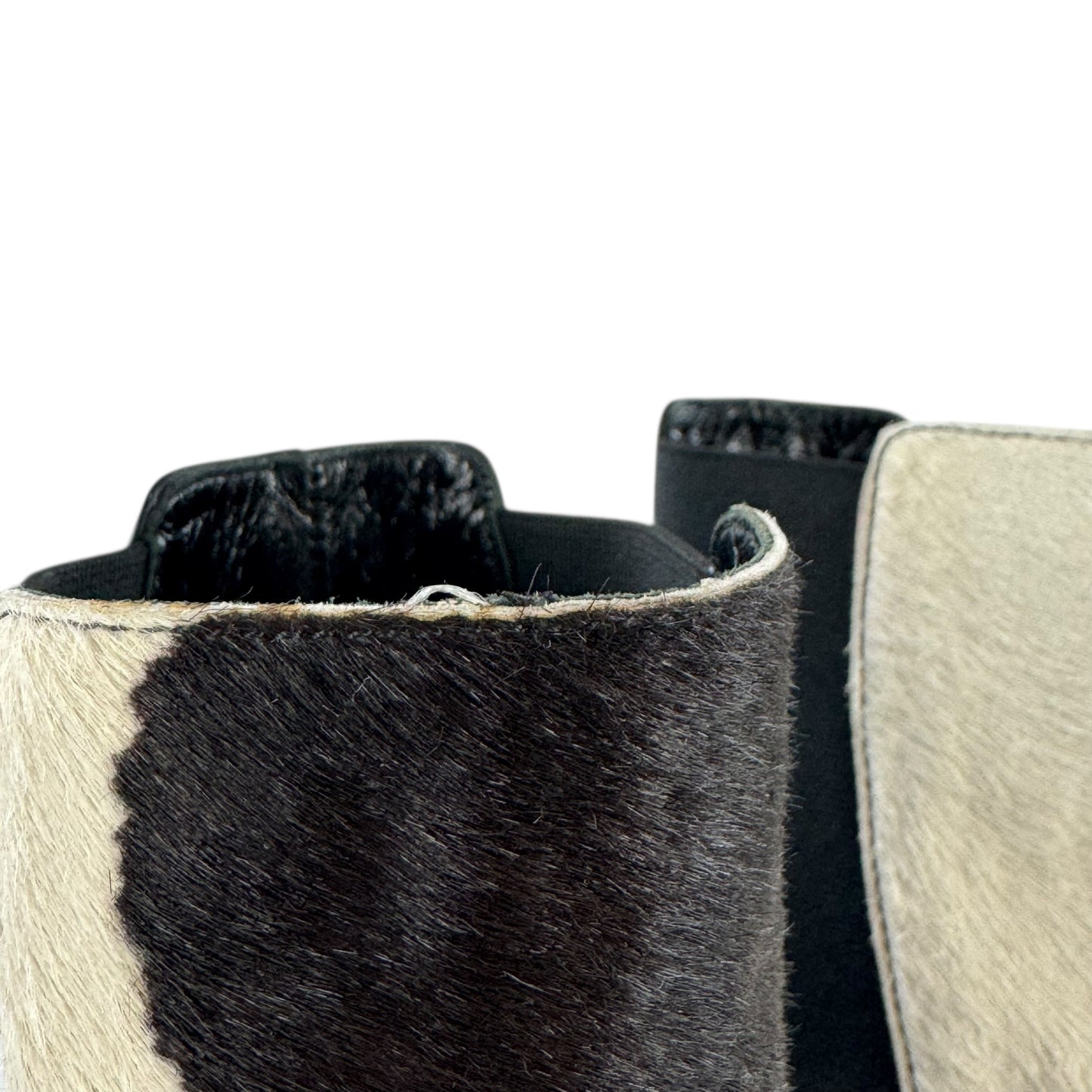 Fendi Calf Hair Heeled Boots