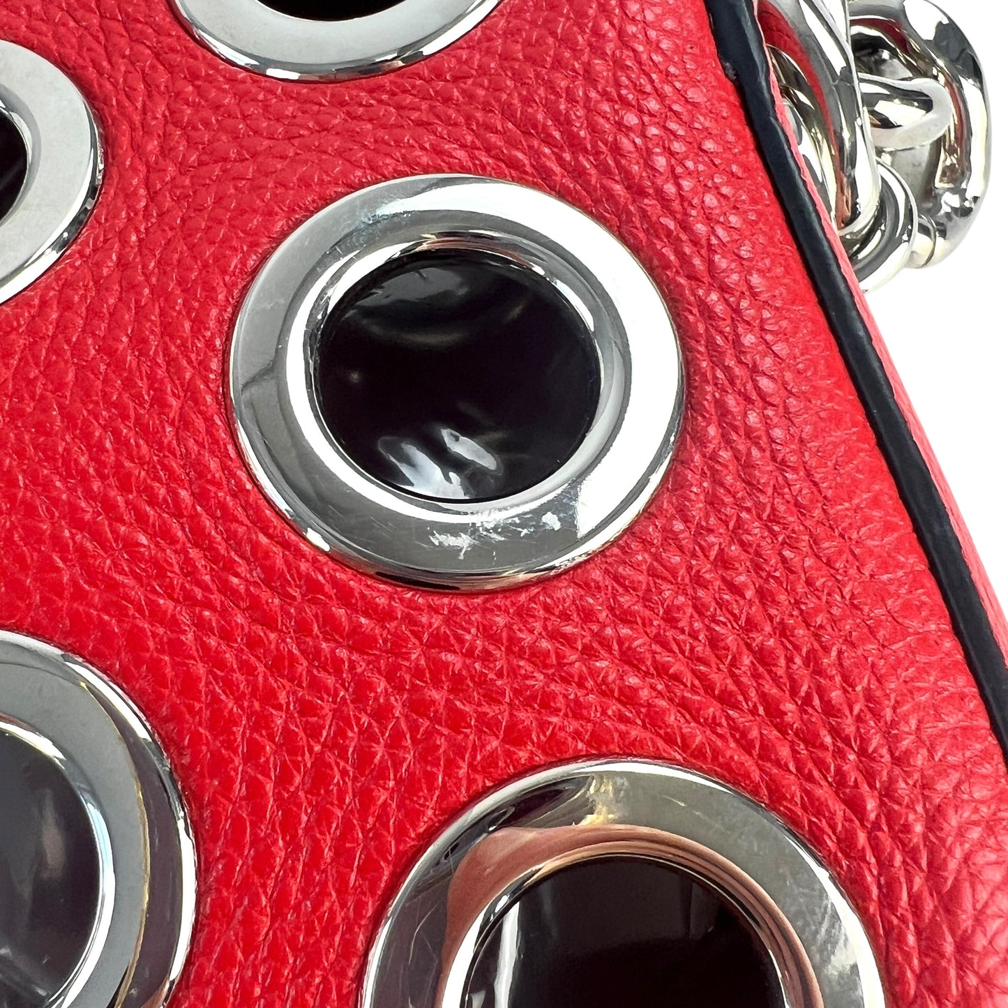 Prada Grommet Shoulder Bag