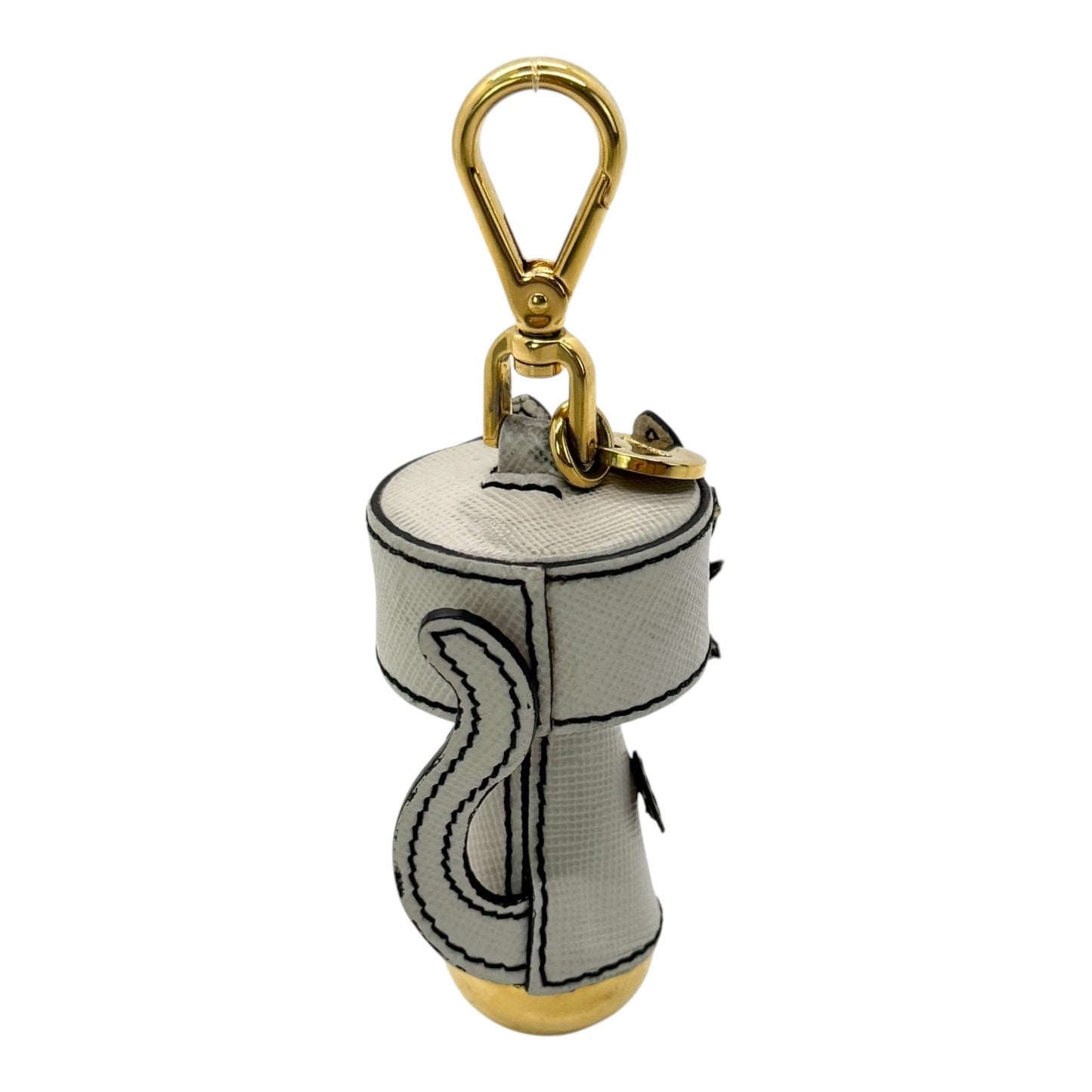 Prada Saffiano Leather Cat Bag Charm