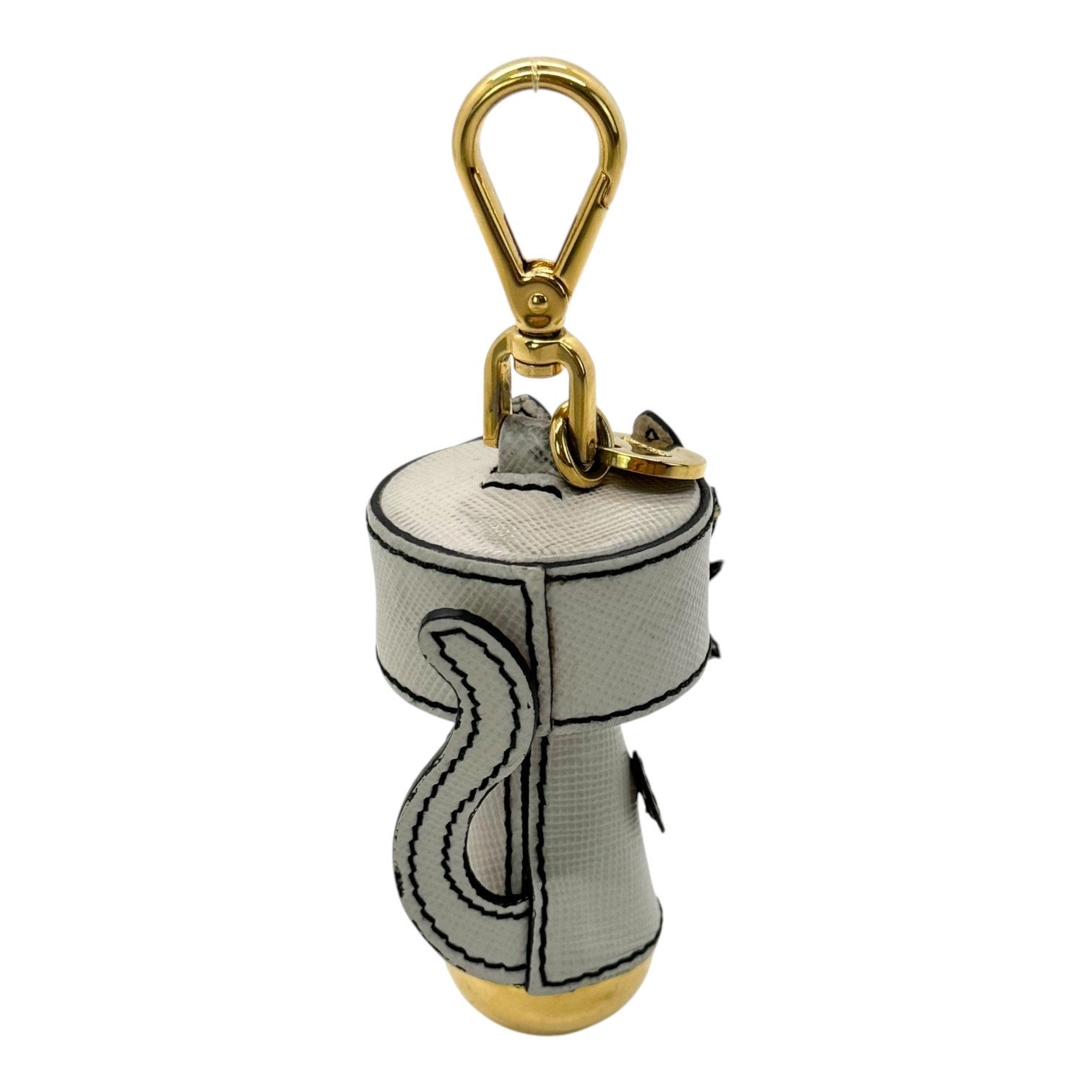 Prada Saffiano Leather Cat Bag Charm