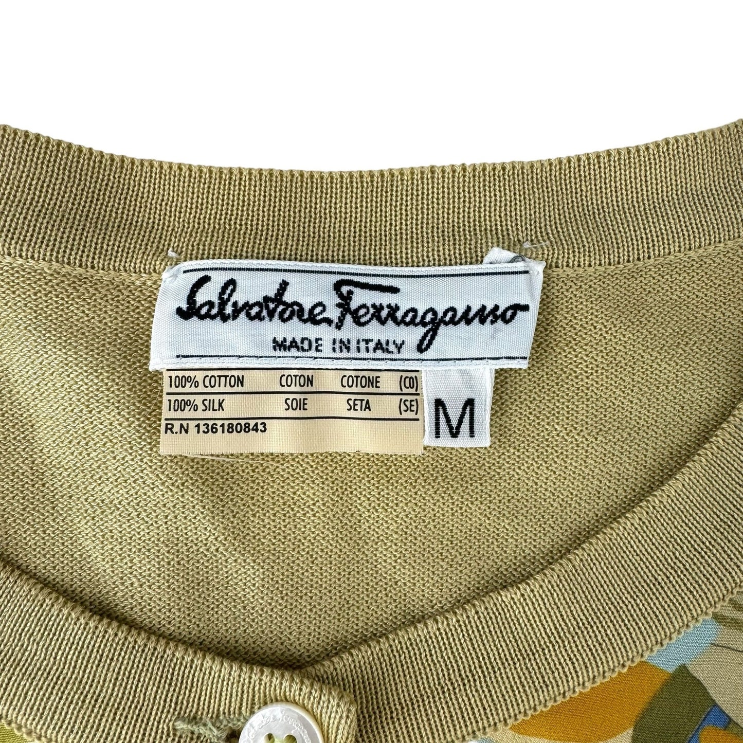 Ferragamo Silk Cardigan