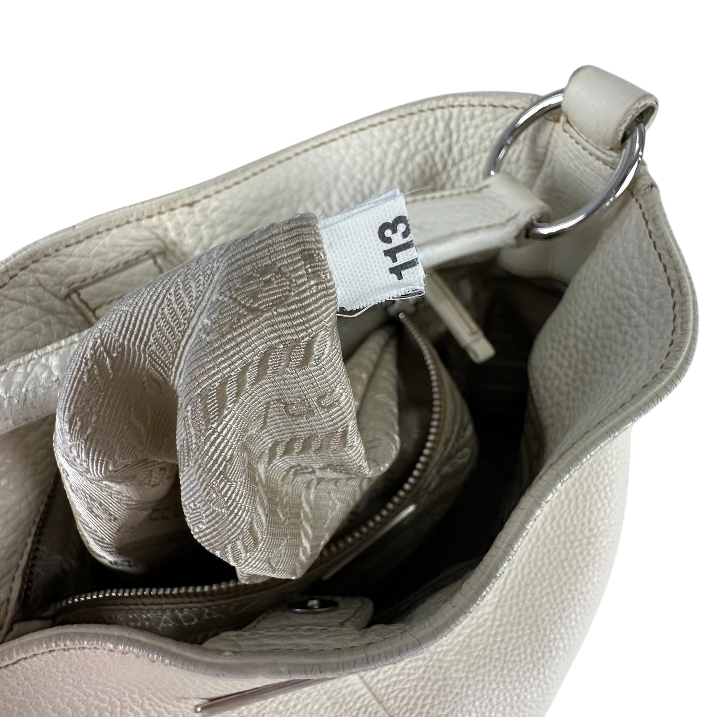 Prada Leather Hobo Bag