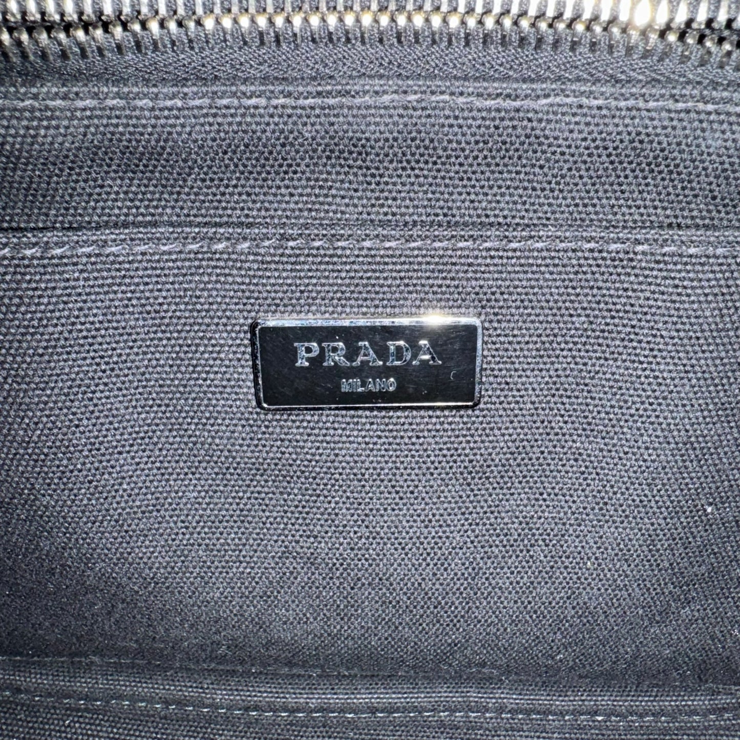 Prada Cow Print Canapa Tote Bag
