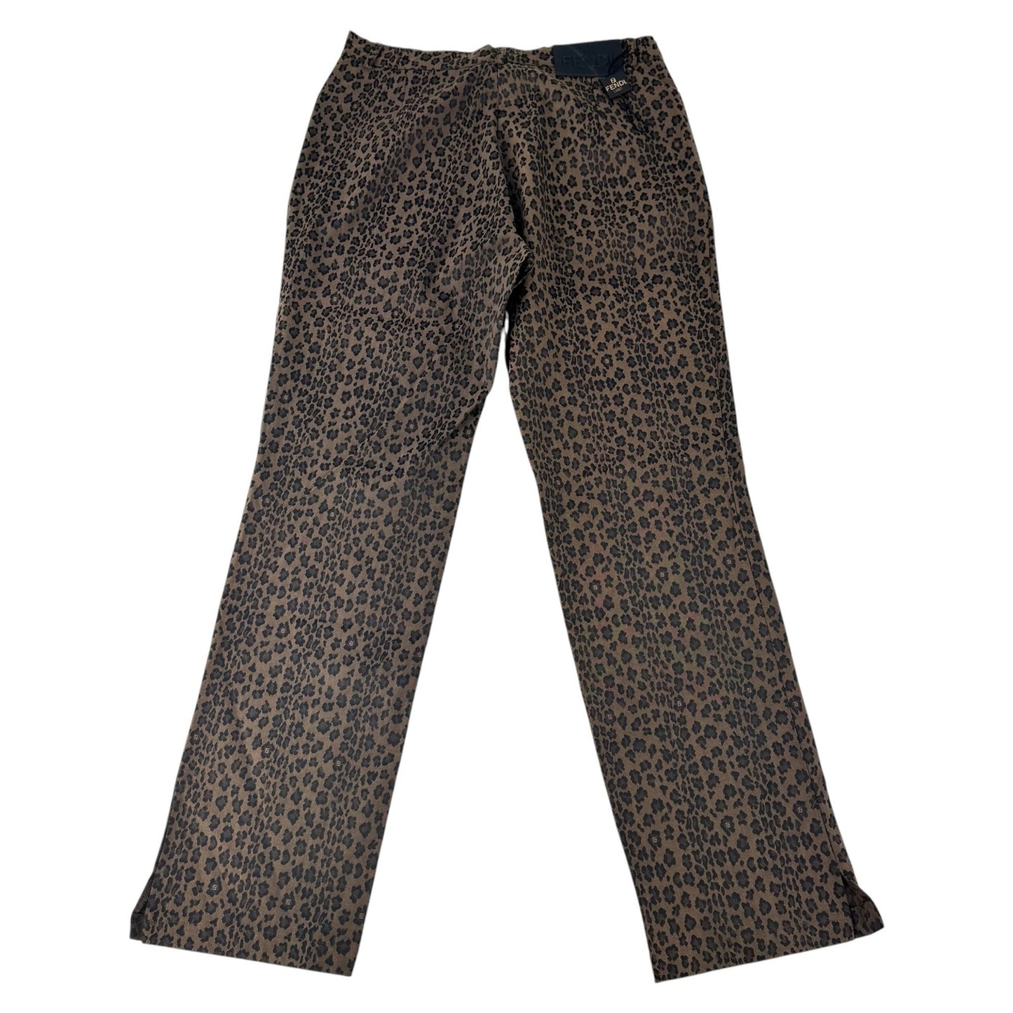Fendi Vintage Leopard Print Pant