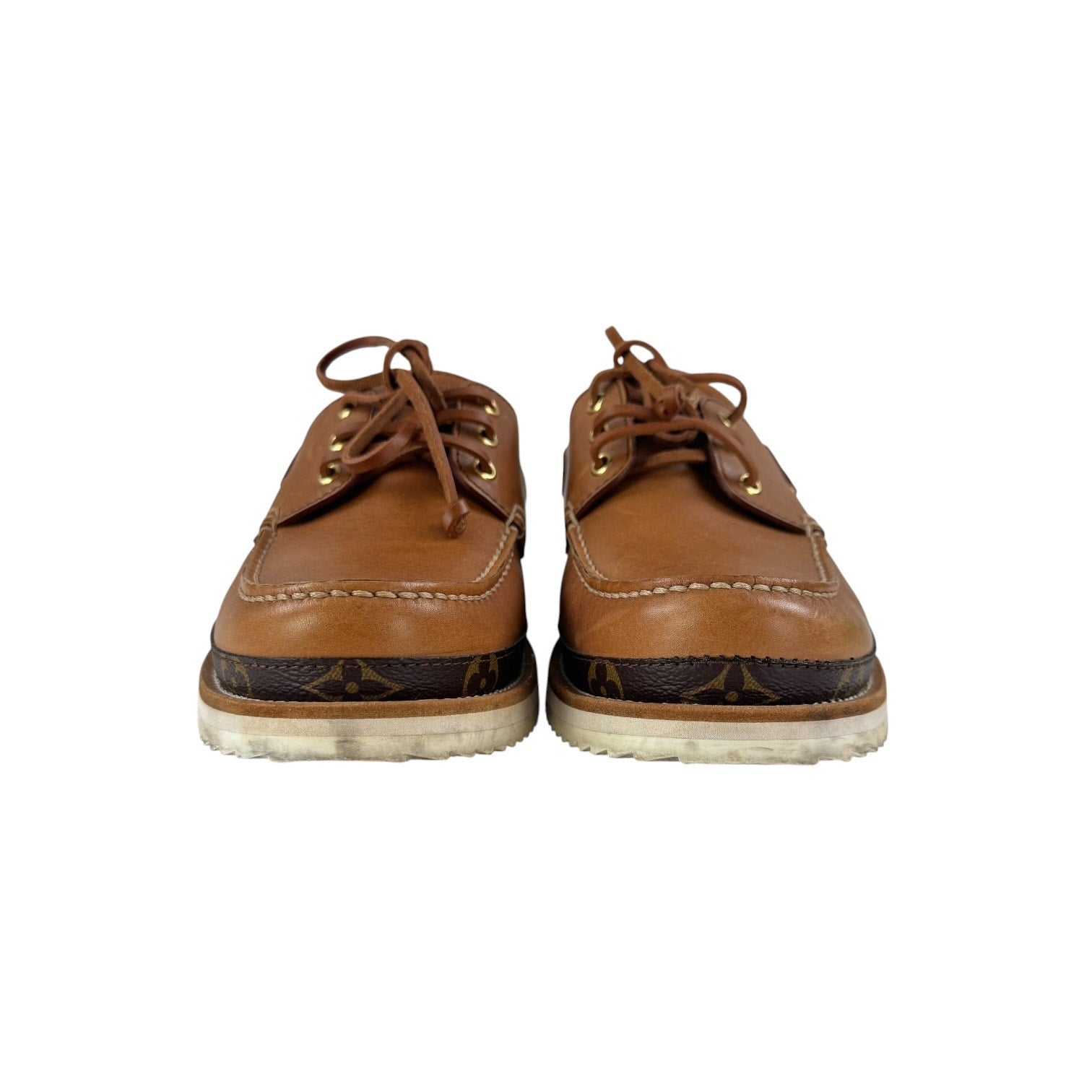 Louis Vuitton Leather Summerland Boat Shoes