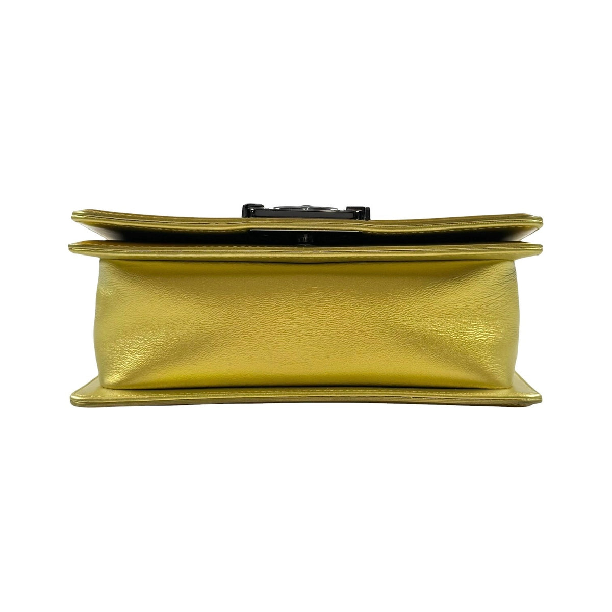 Chanel Small Patent Leather Boy Bag
