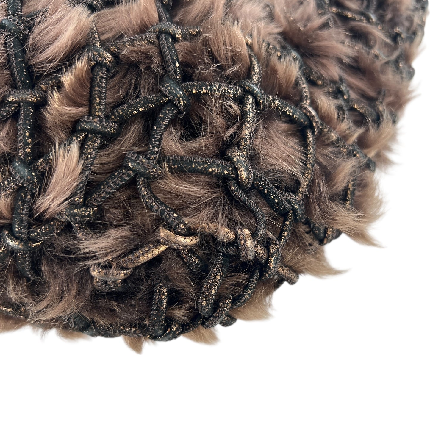 Bottega Veneta Fur Hobo Bag