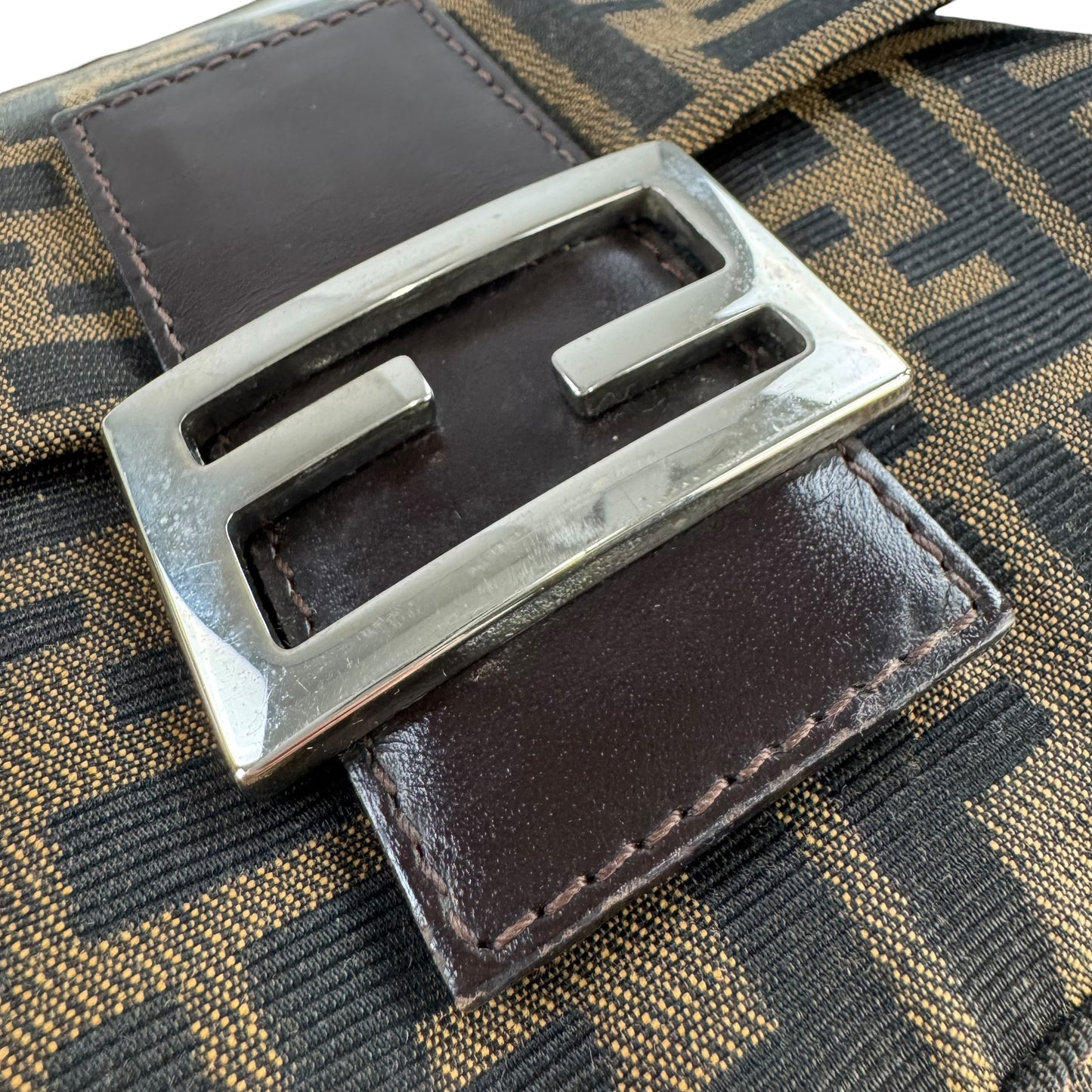 Fendi Zucca Mama Baguette Bag