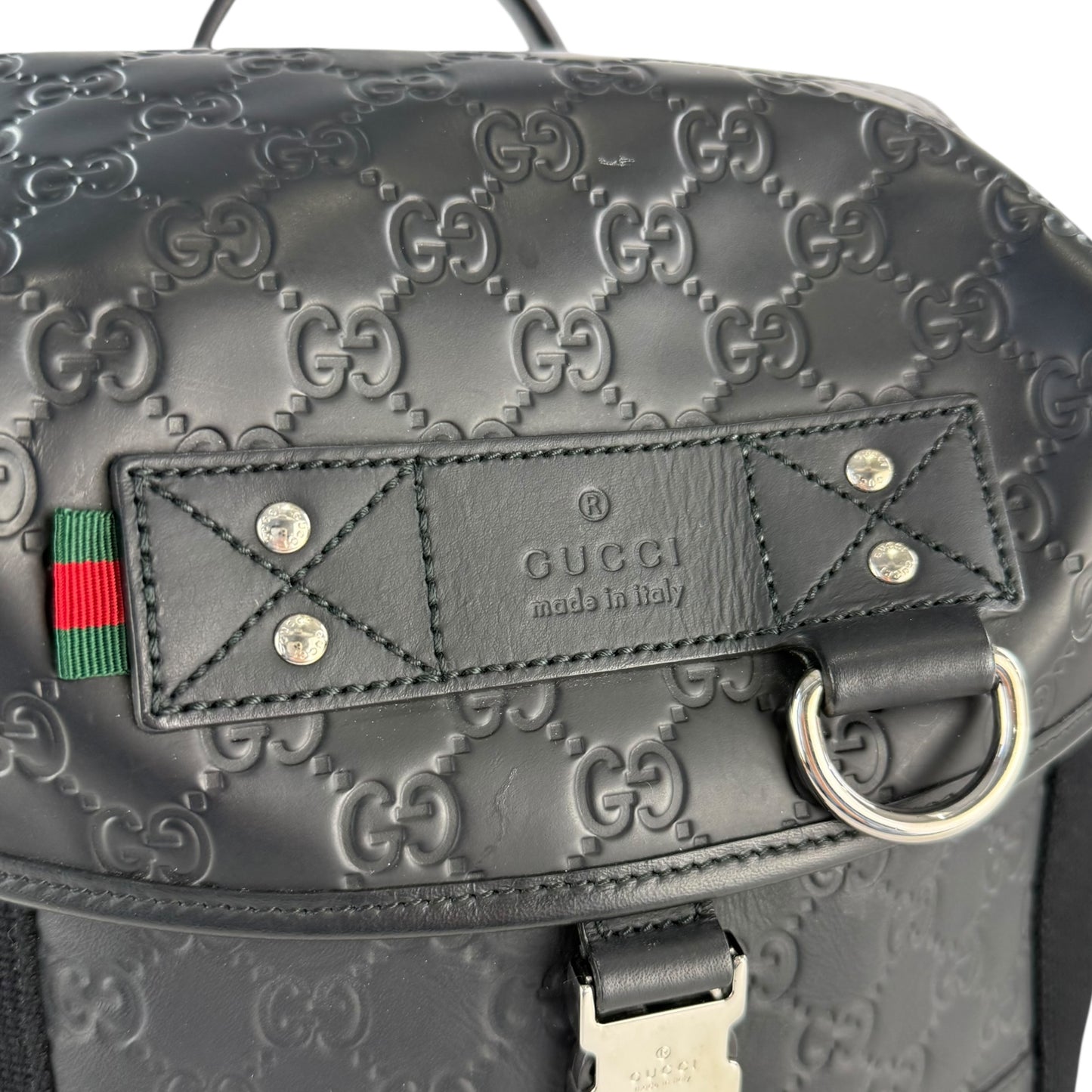 Gucci Guccissima Monogram Leather Backpack