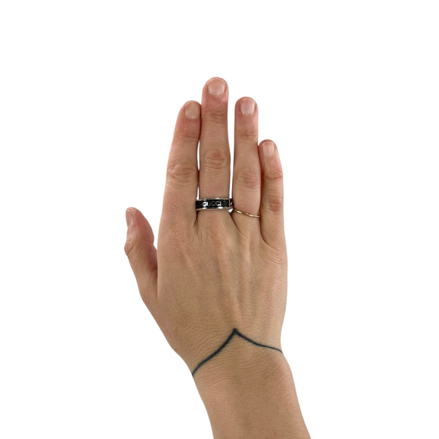 Gucci Chain Silver Ring