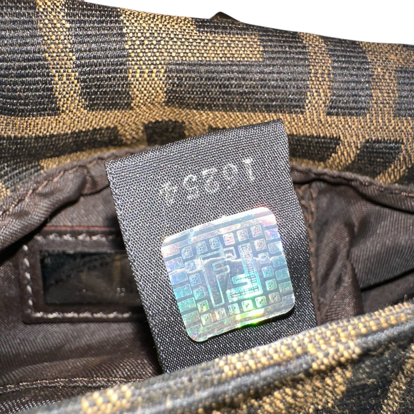 Fendi Zucca Mini Mama Baguette Bag