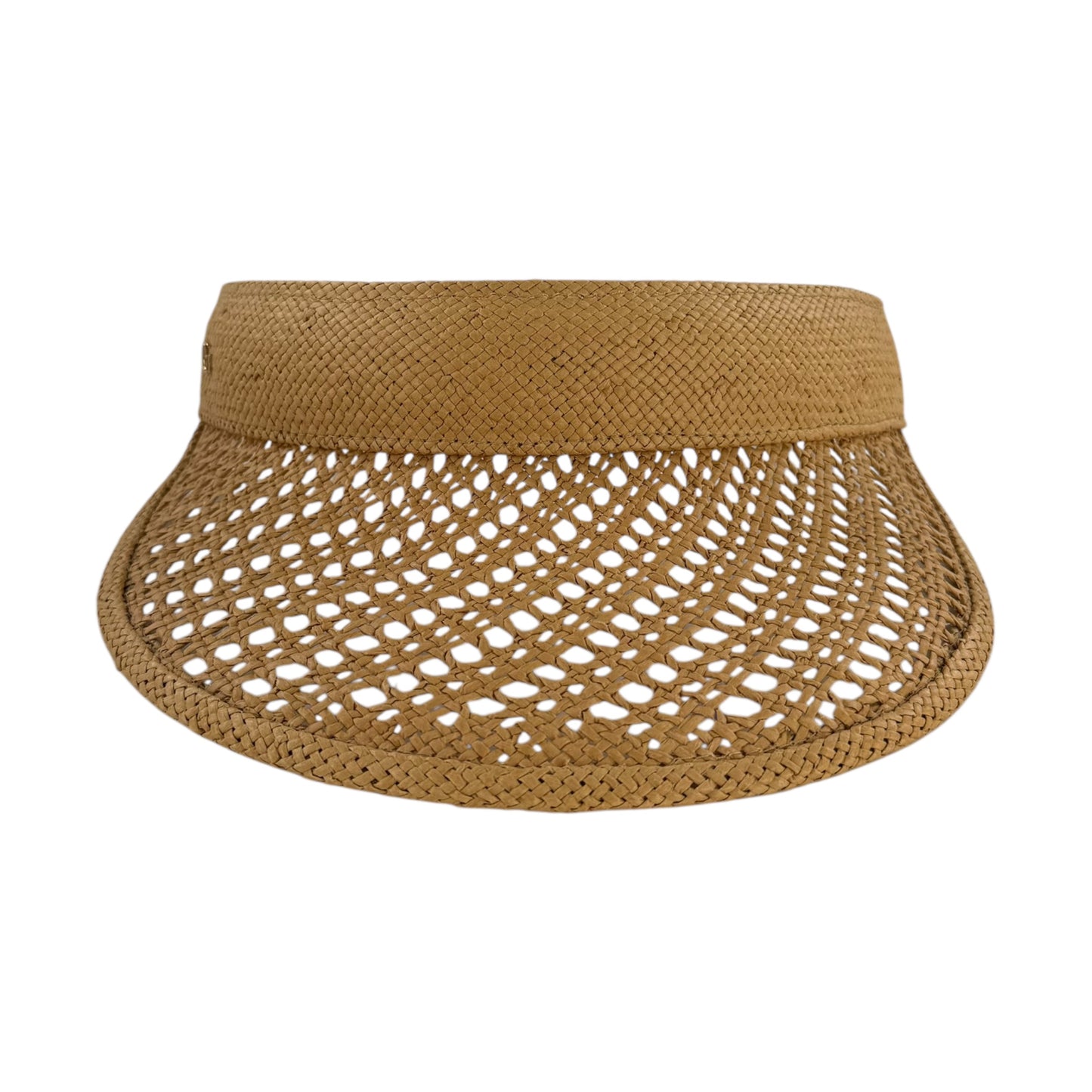 Gucci Raffia GG Visor Hat