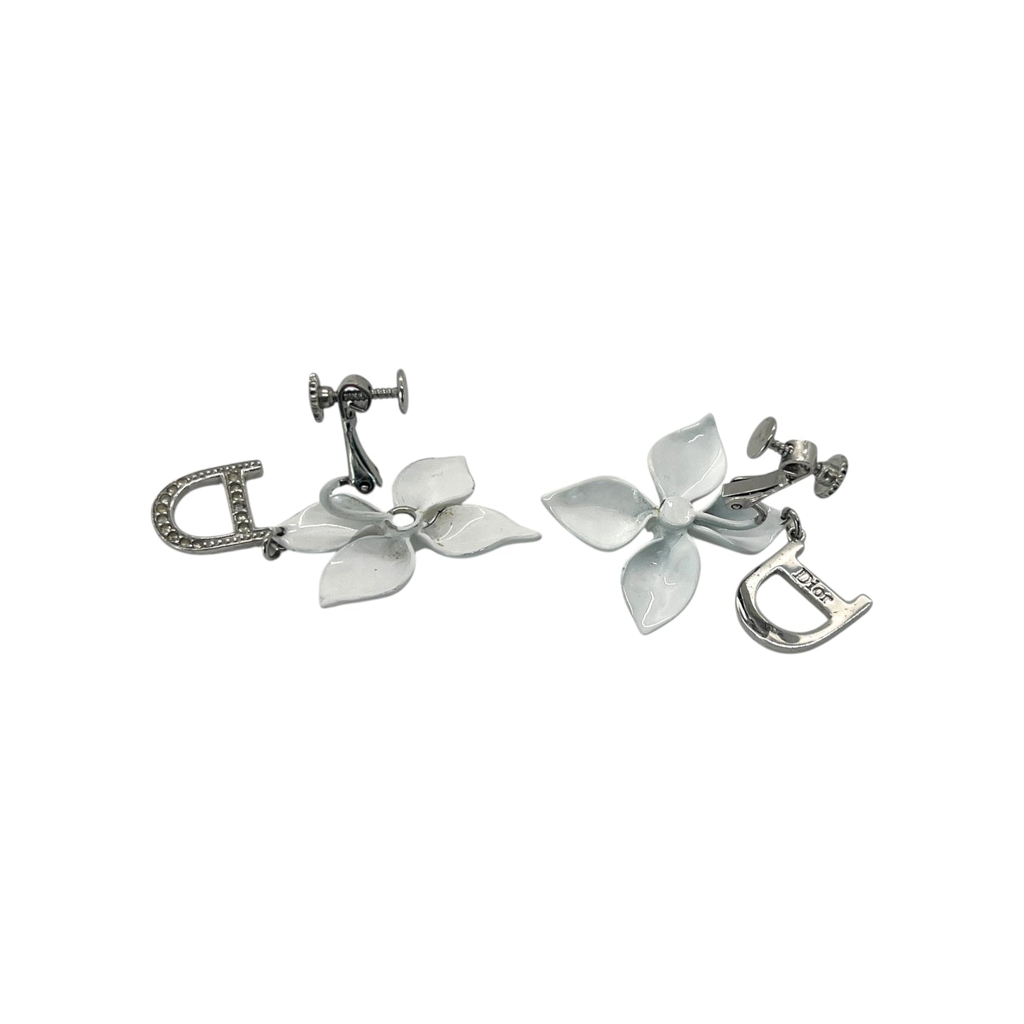 Dior Vintage Flower Earrings