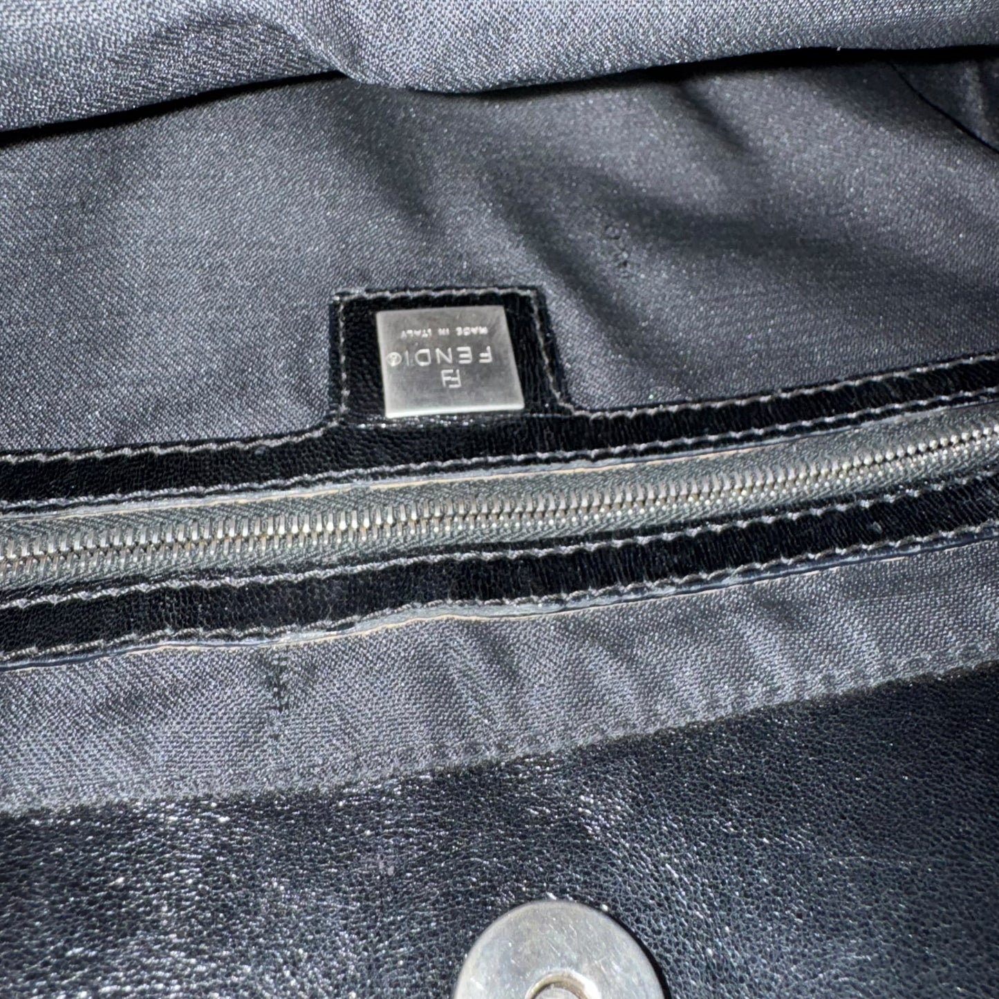 Fendi Vintage Leopard Print Handbag