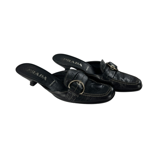 Prada Leather Mules