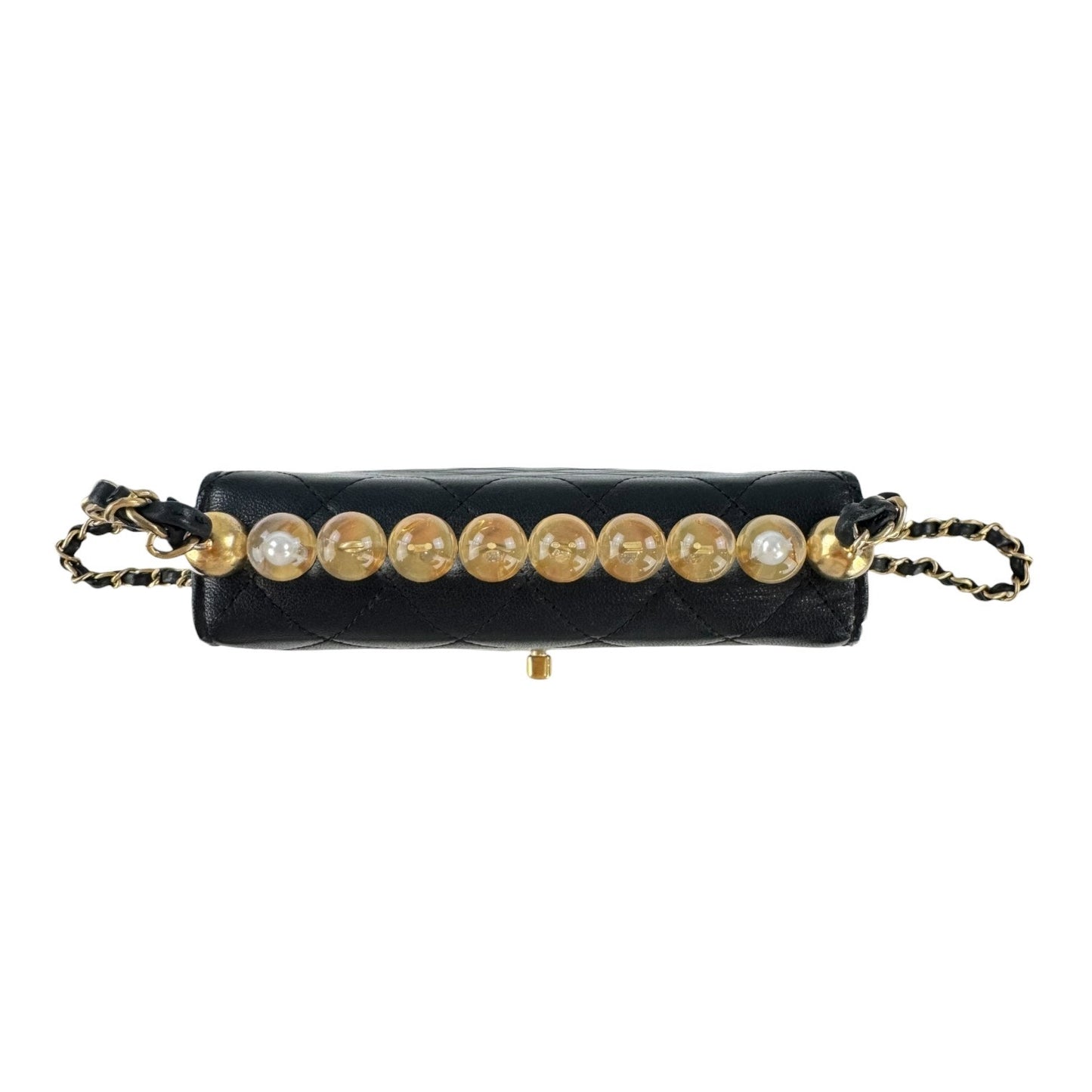 Chanel Chic Faux Pearl Mattelasse Flap Bag
