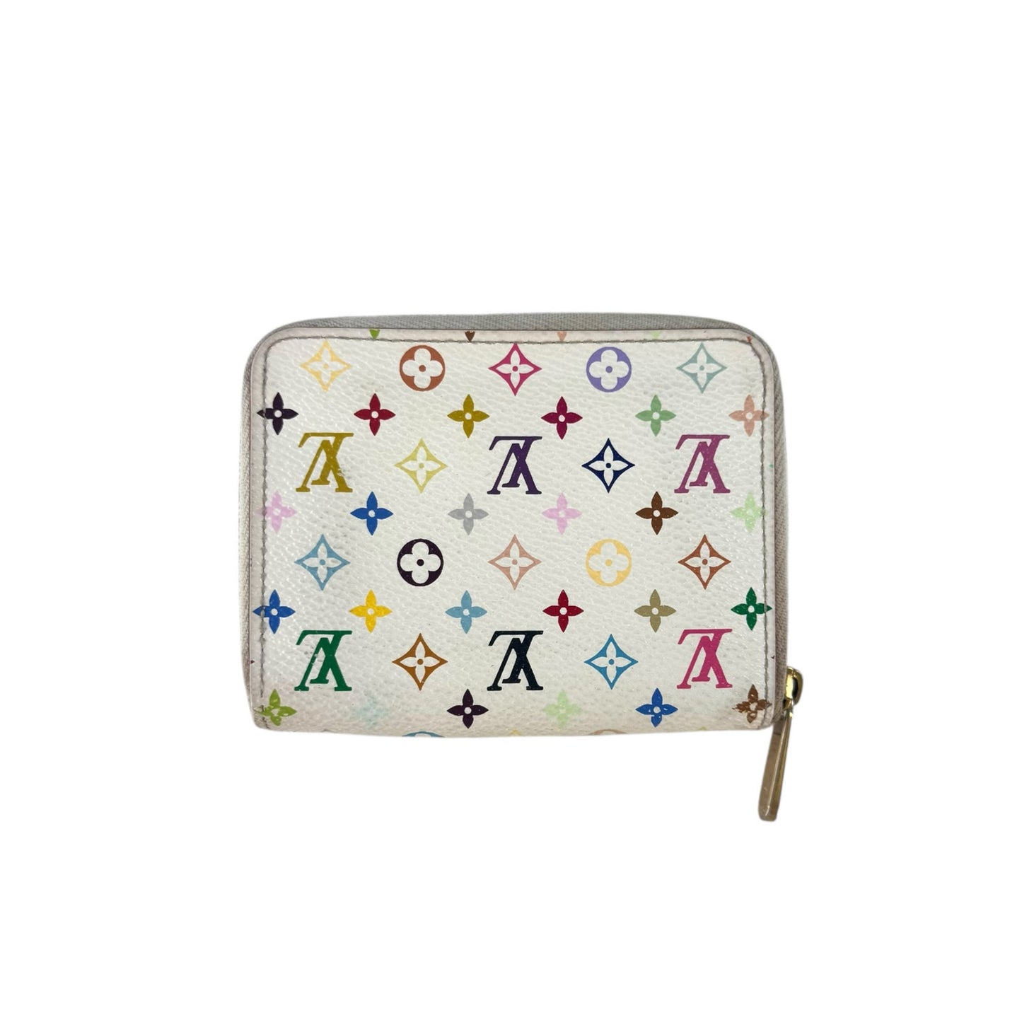 Louis Vuitton Murakami Multicolor Monogram Zippy Compact Wallet