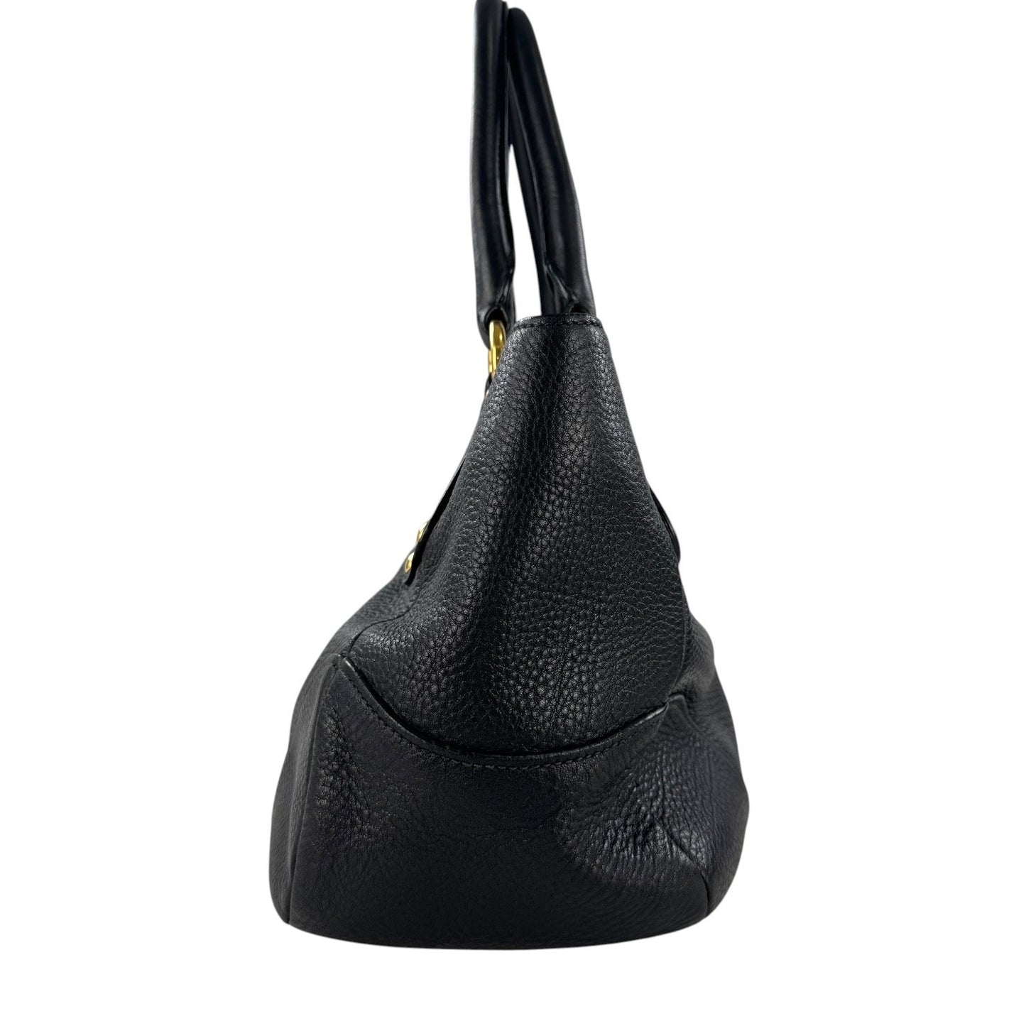 Prada Vitello Daino Pushlock Shoulder Bag