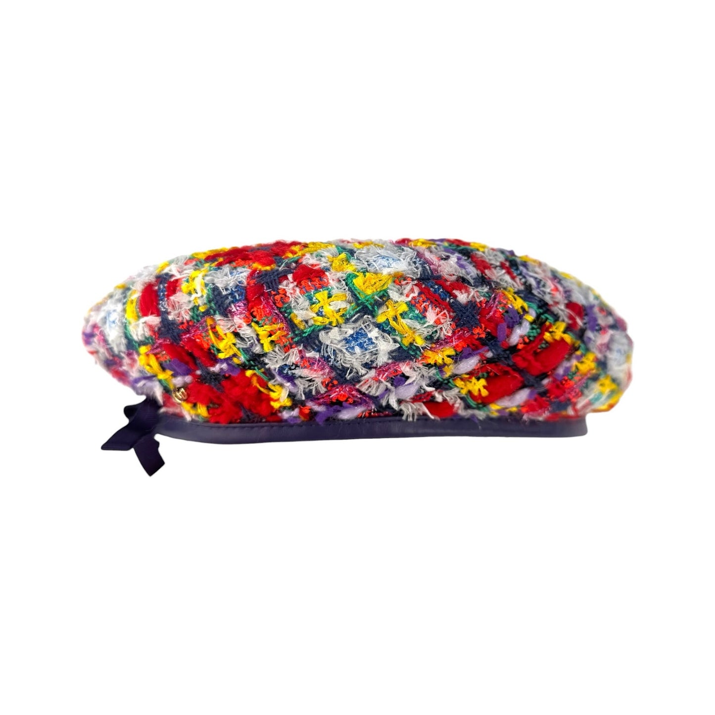 Gucci Multicolor Lame Tweed Beret