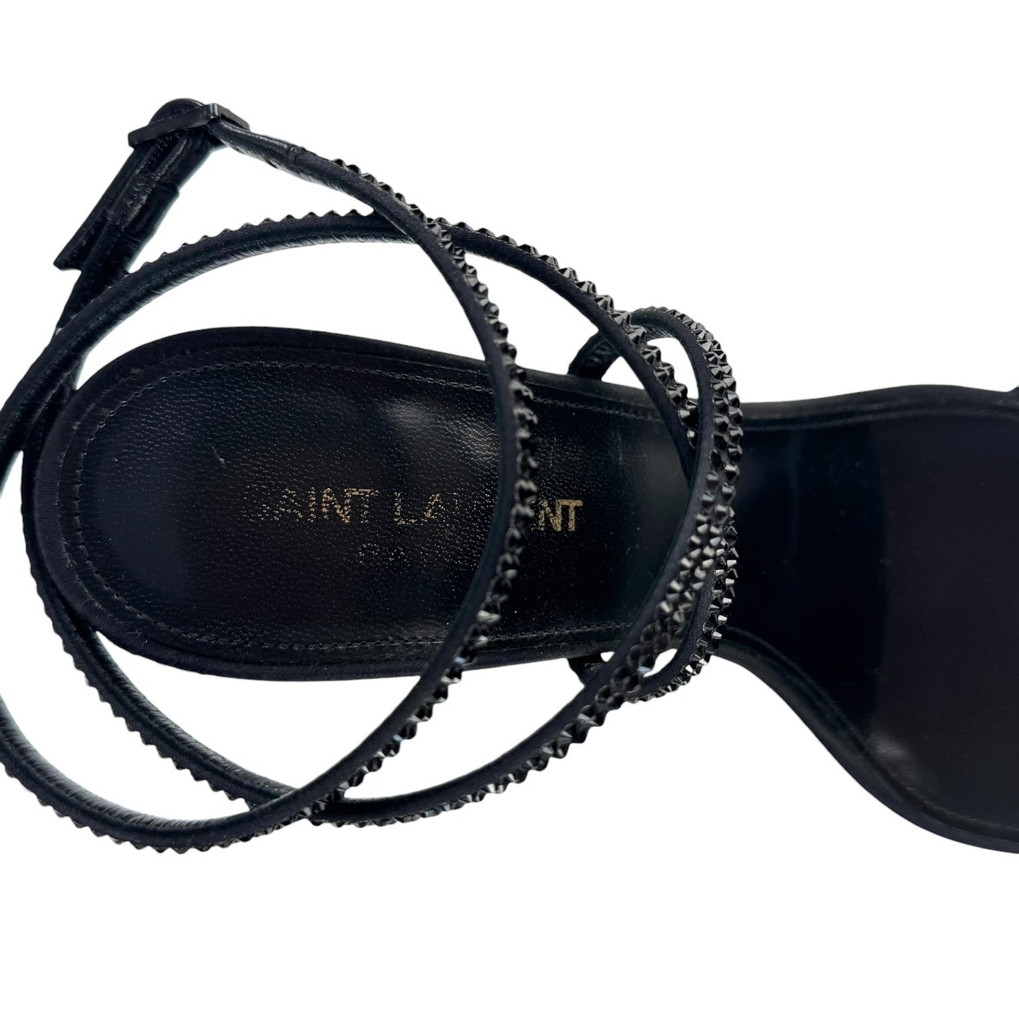 YSL Crystal Wrap Heels