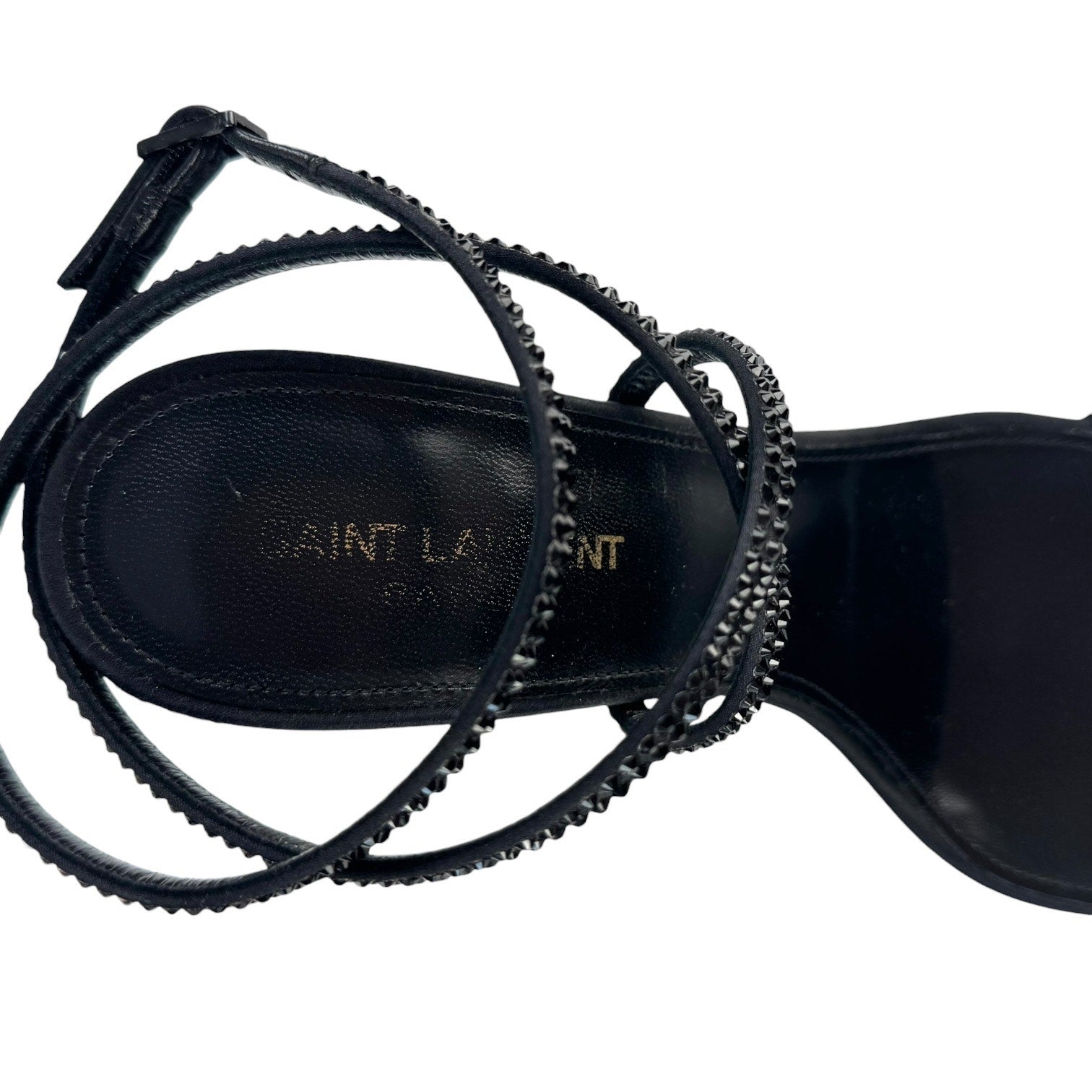 YSL Crystal Wrap Heels