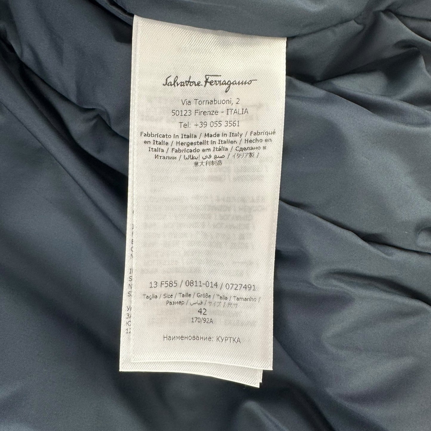 Ferragamo Floral Bomber Jacket