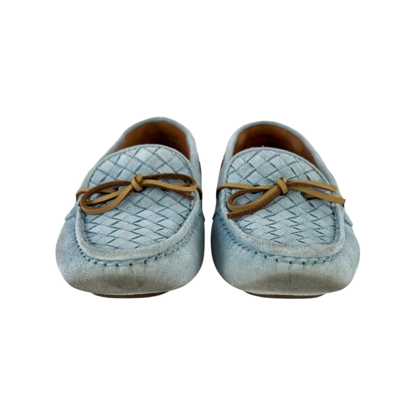 Bottega Veneta Suede Intrecciato Loafers