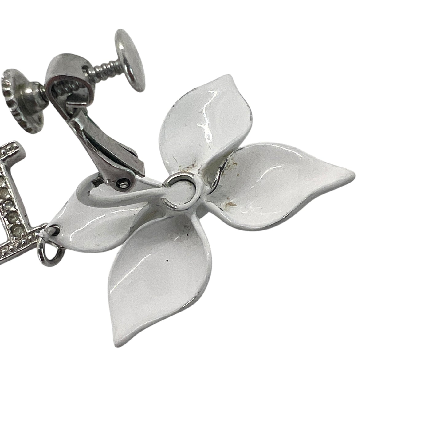 Dior Vintage Flower Earrings