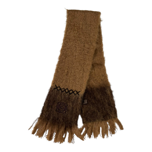 Loewe Brown Mohair & Wool Scarf