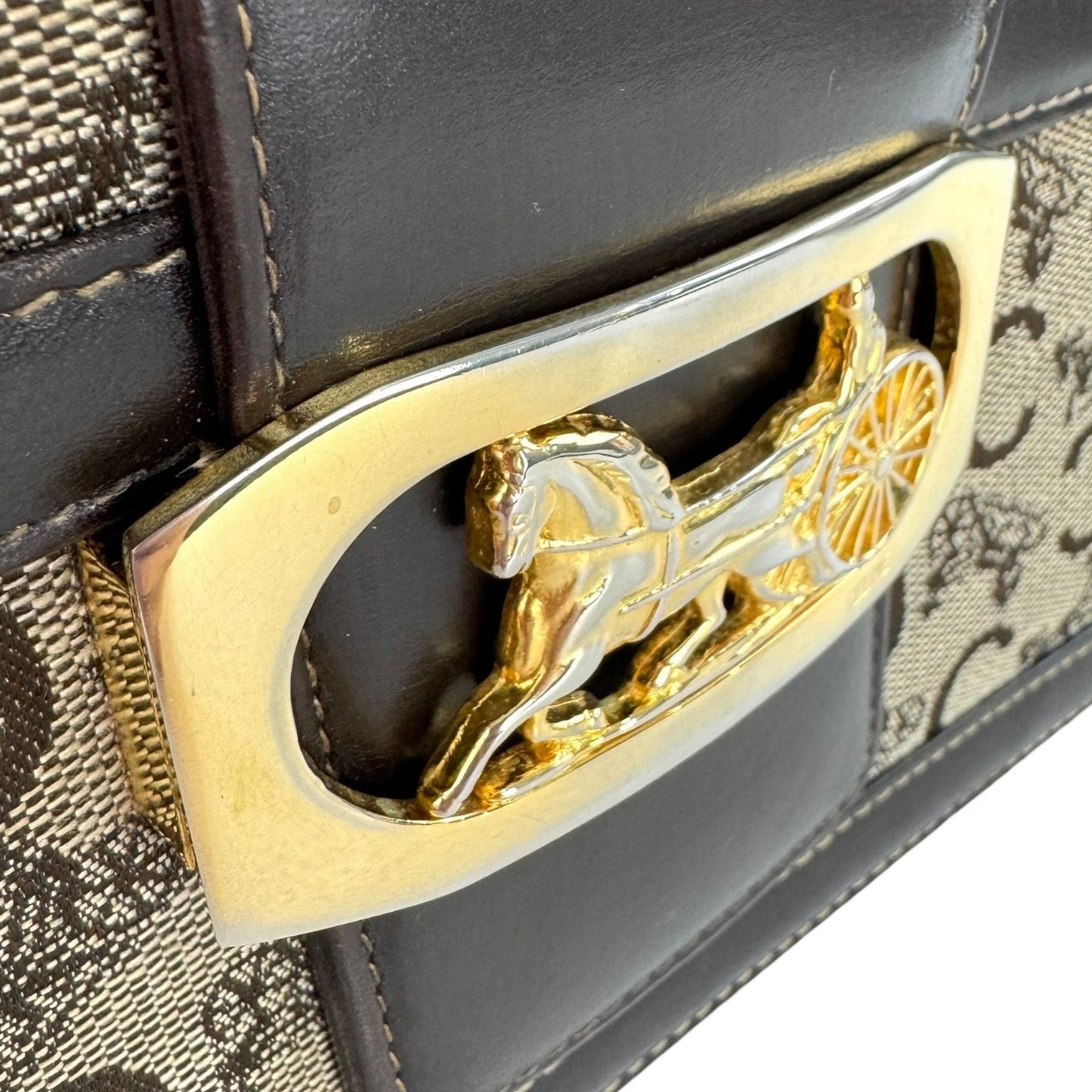 Celine Vintage Monogram Shoulder Bag