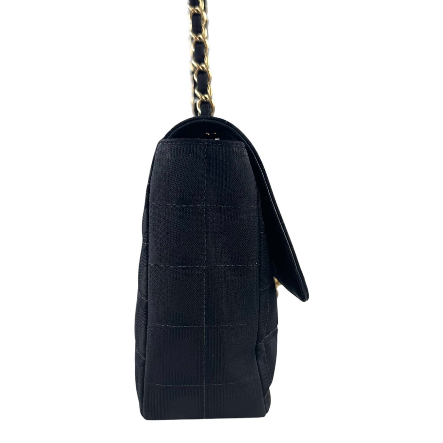 Chanel Vintage Travel Line Chocolate Bar Flap Bag