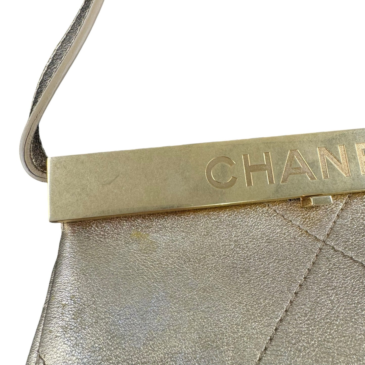Chanel Matelassé Kiss Lock Frame Shoulder Bag