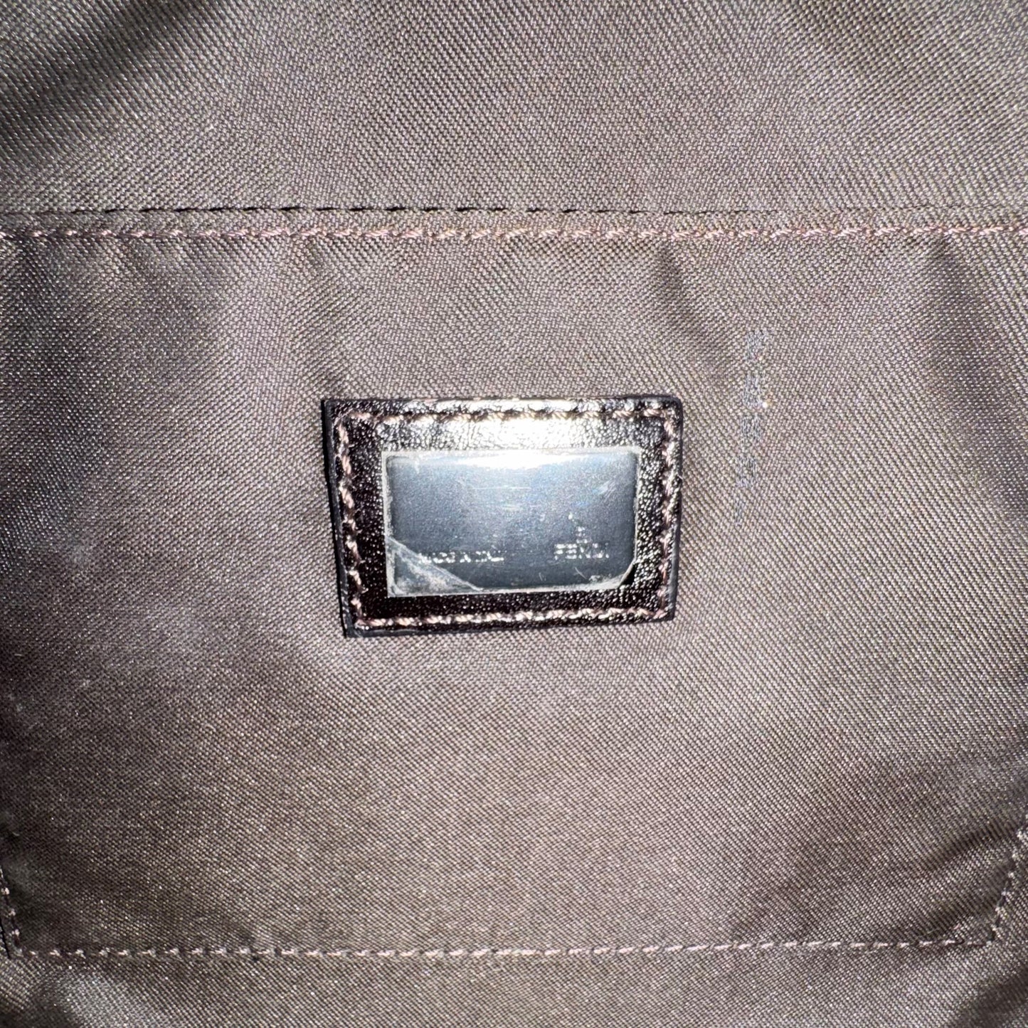 Fendi Vintage Zucca Shoulder Bag