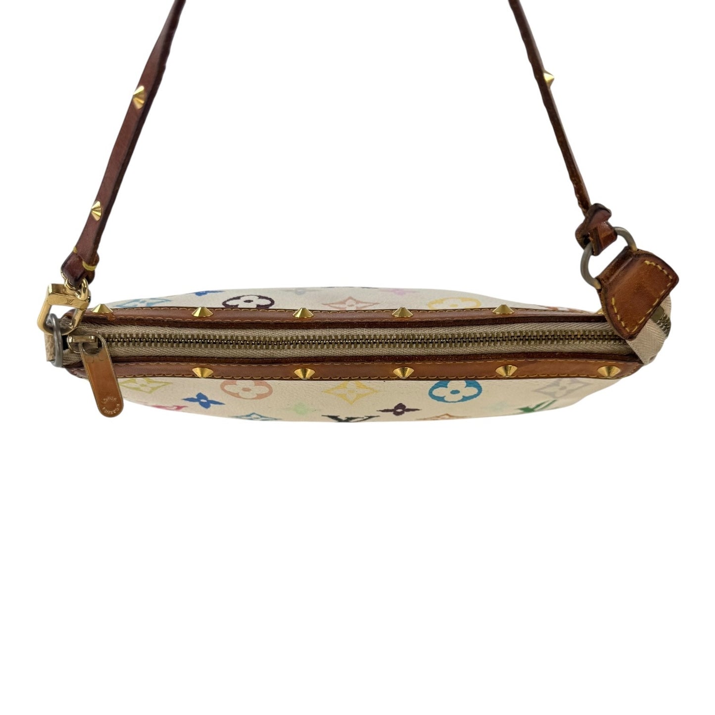 Louis Vuitton Vintage Murakami Multicolor Studded Pochette Bag