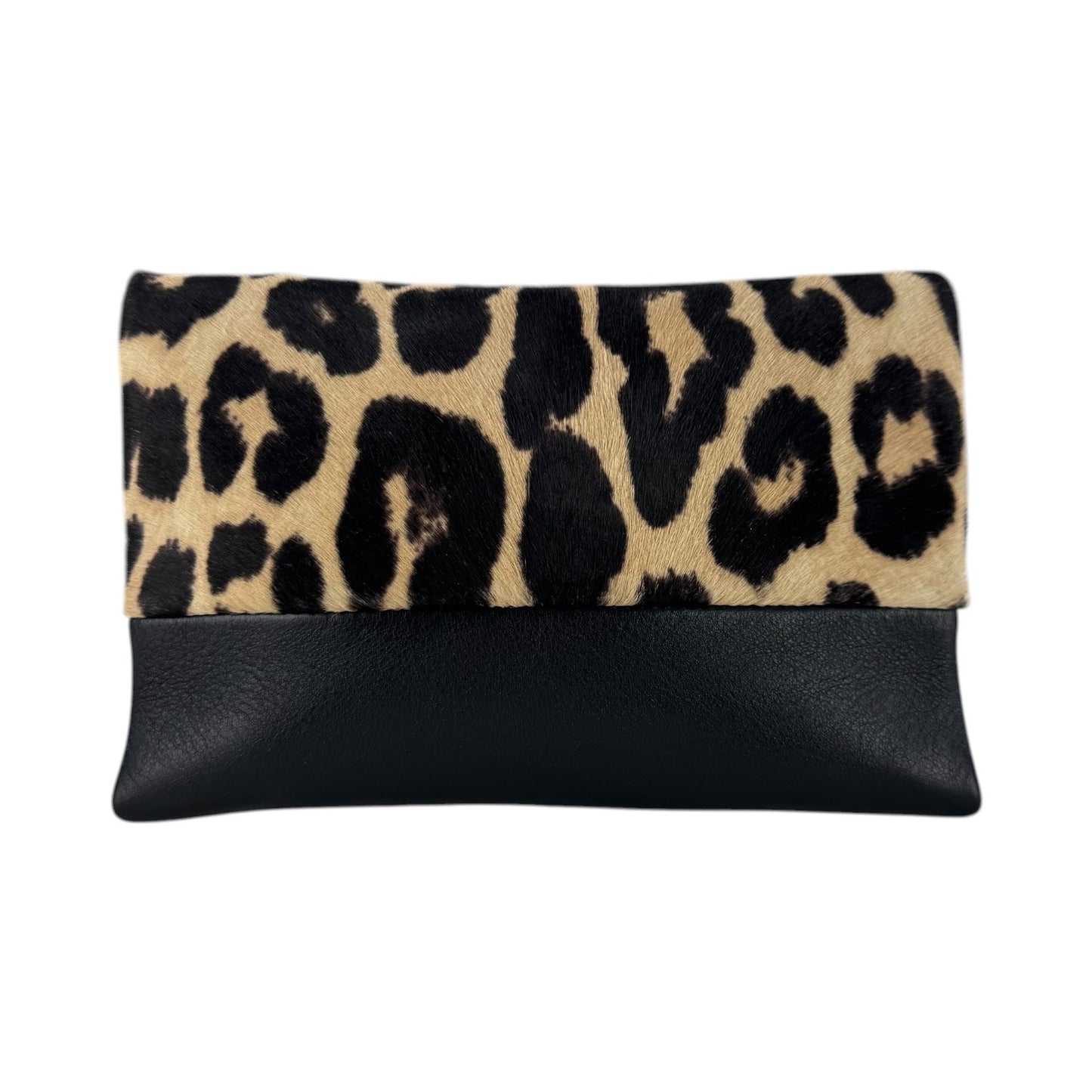 Celine All Soft Leopard Print Calf Hair Shoulder Bag