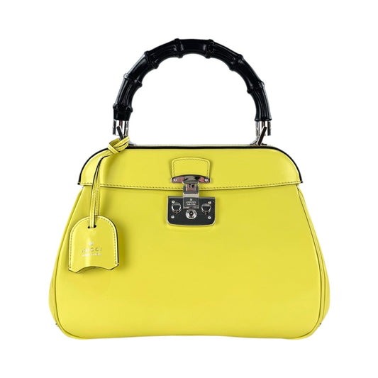 Gucci Lady Lock Bamboo Top Handle Bag