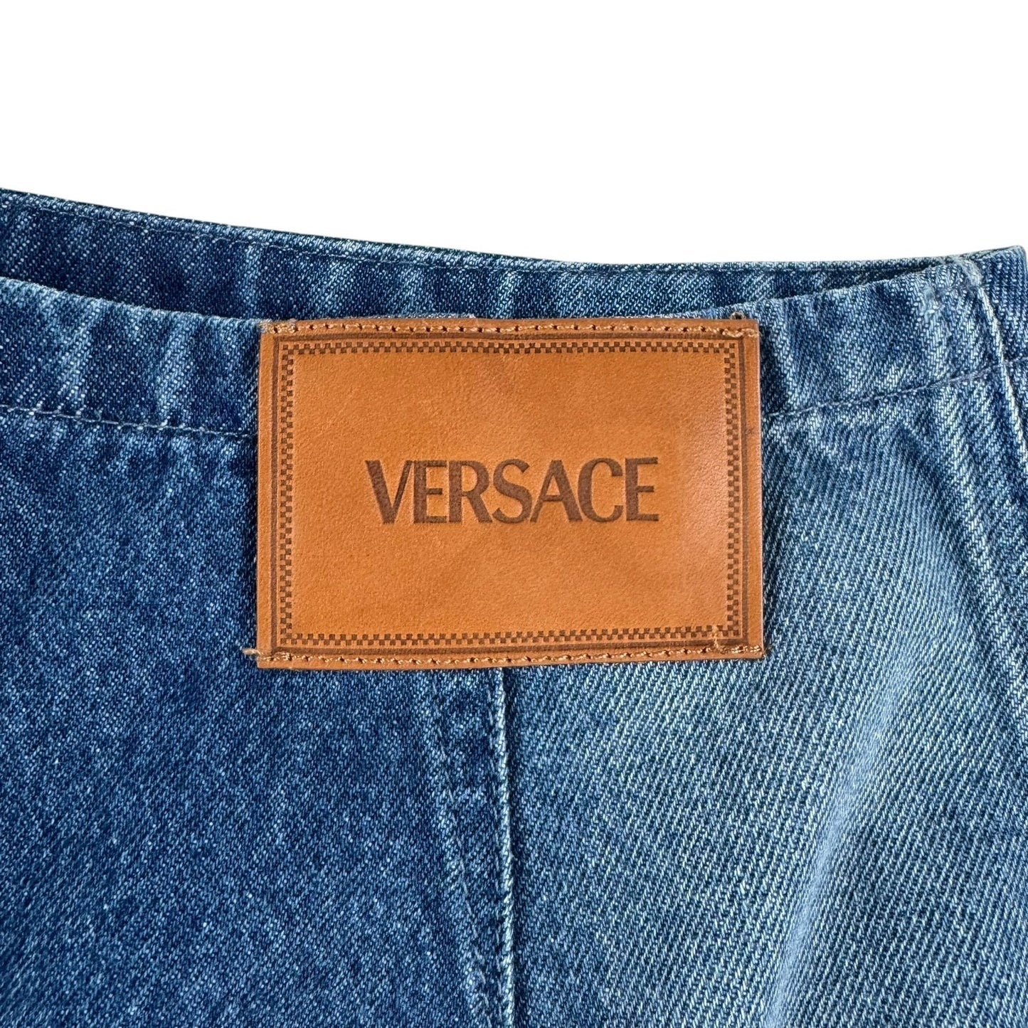 Versace Vintage Denim Skirt