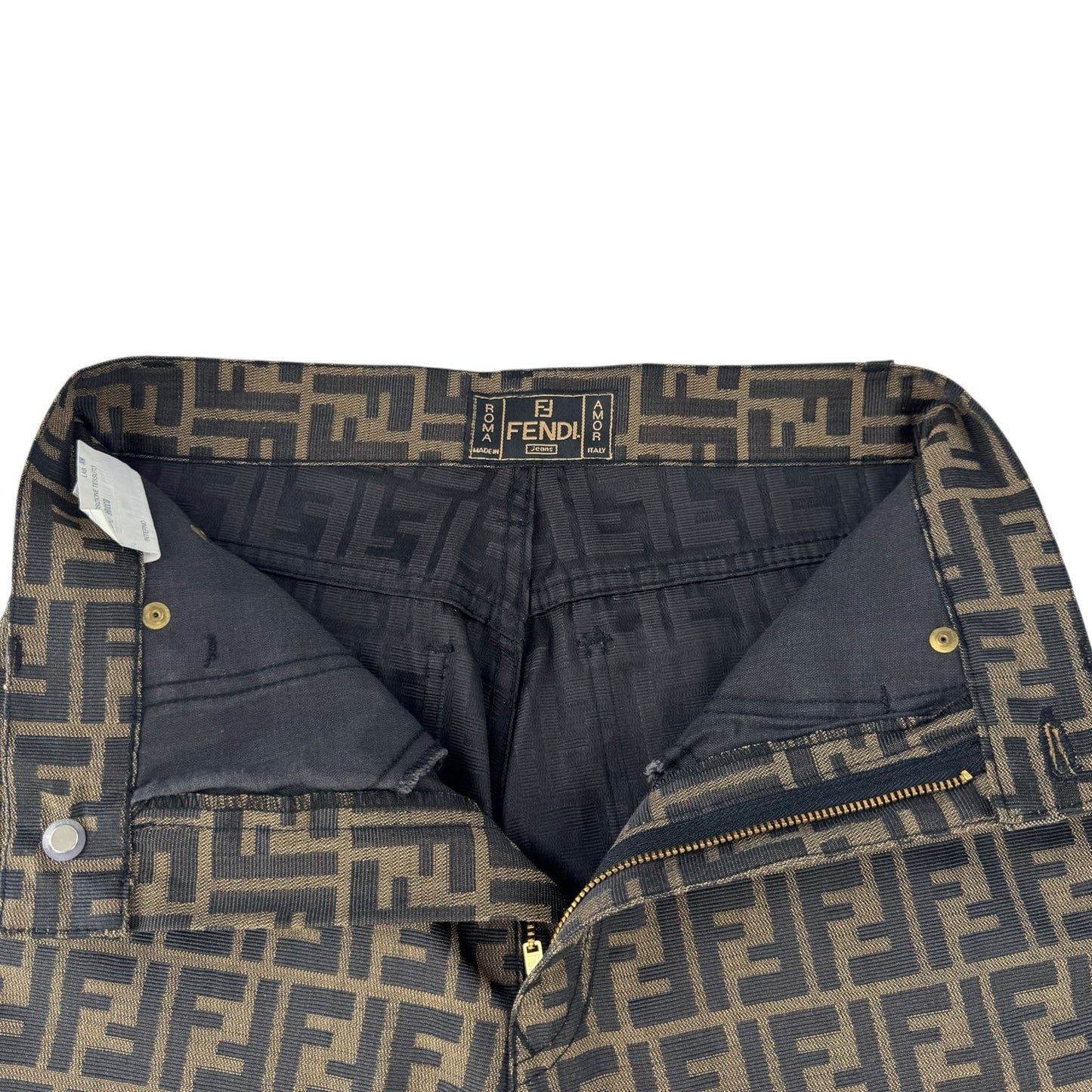 Fendi Vintage Zucca Print Pant