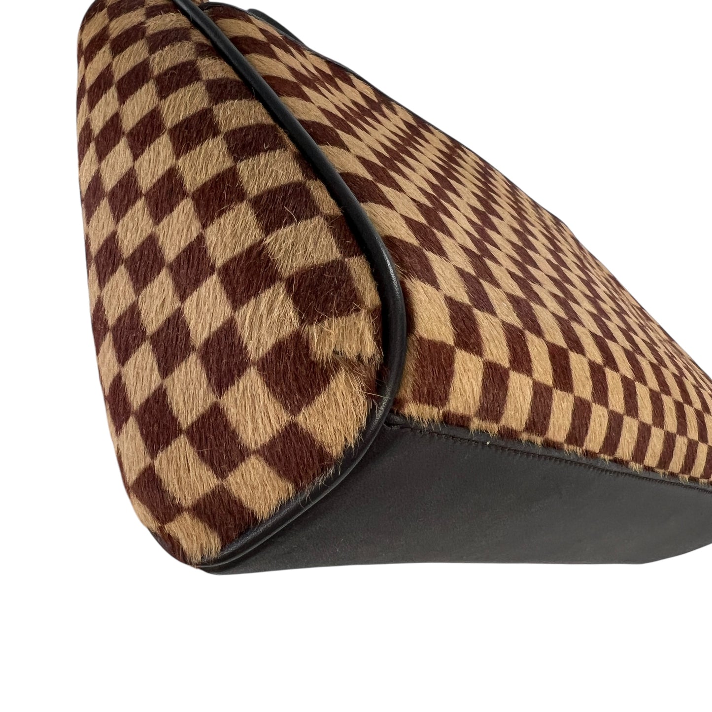 Louis Vuitton Vintage Damier Sauvage Calf Hair Handbag