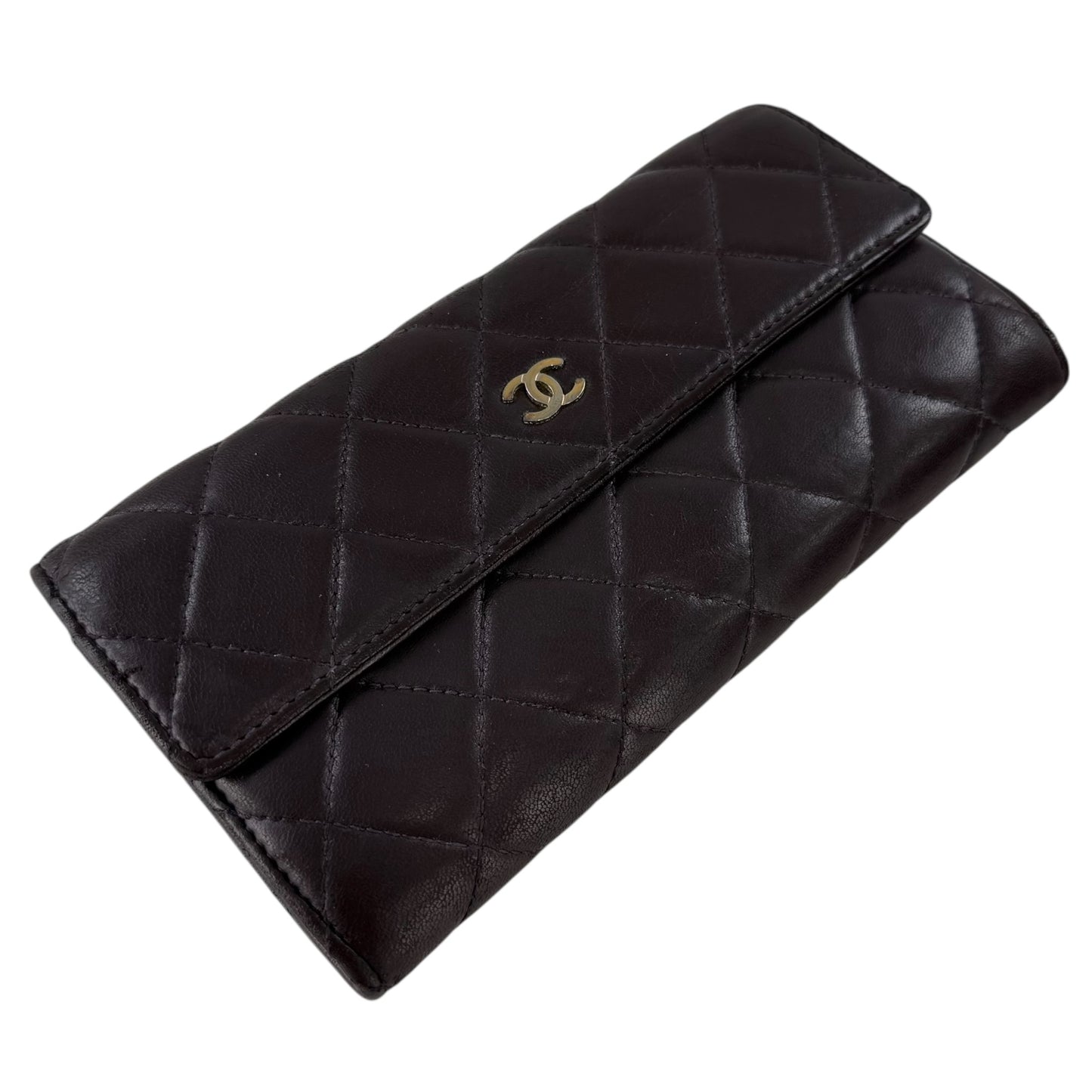 Chanel CC Matelasse Quilted Long Wallet
