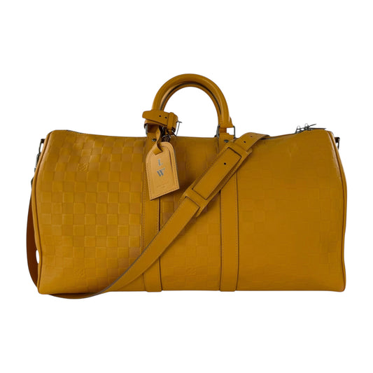 Louis Vuitton Damier Inifini Keepall Bandouliere 45 Duffle Bag