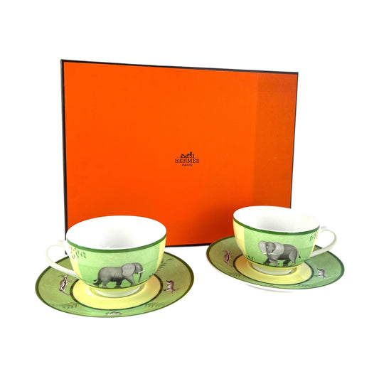 Hermes Africa Cup and Saucer Set