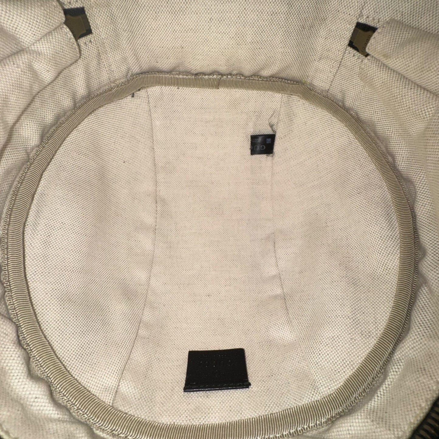 Gucci Leather Basketball Handbag