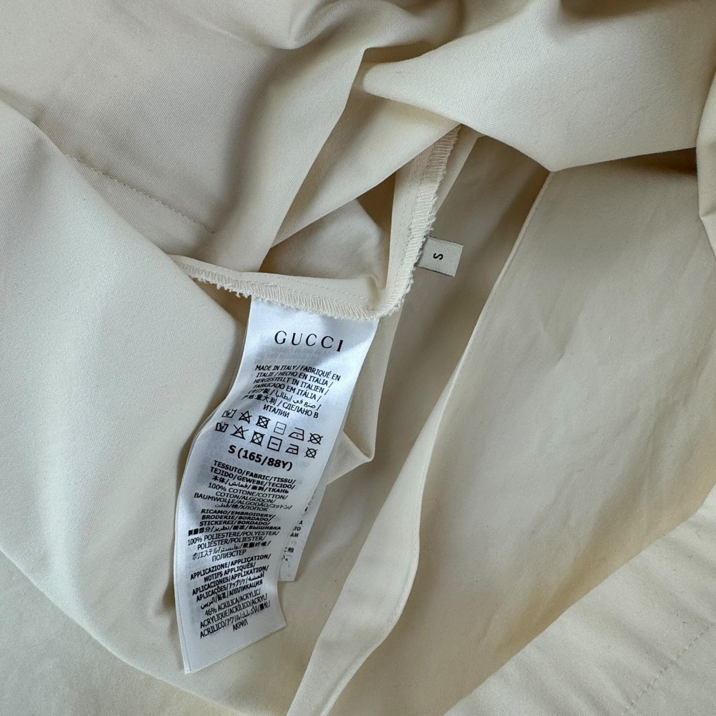 Gucci Sherry Line Short Sleeve Dress