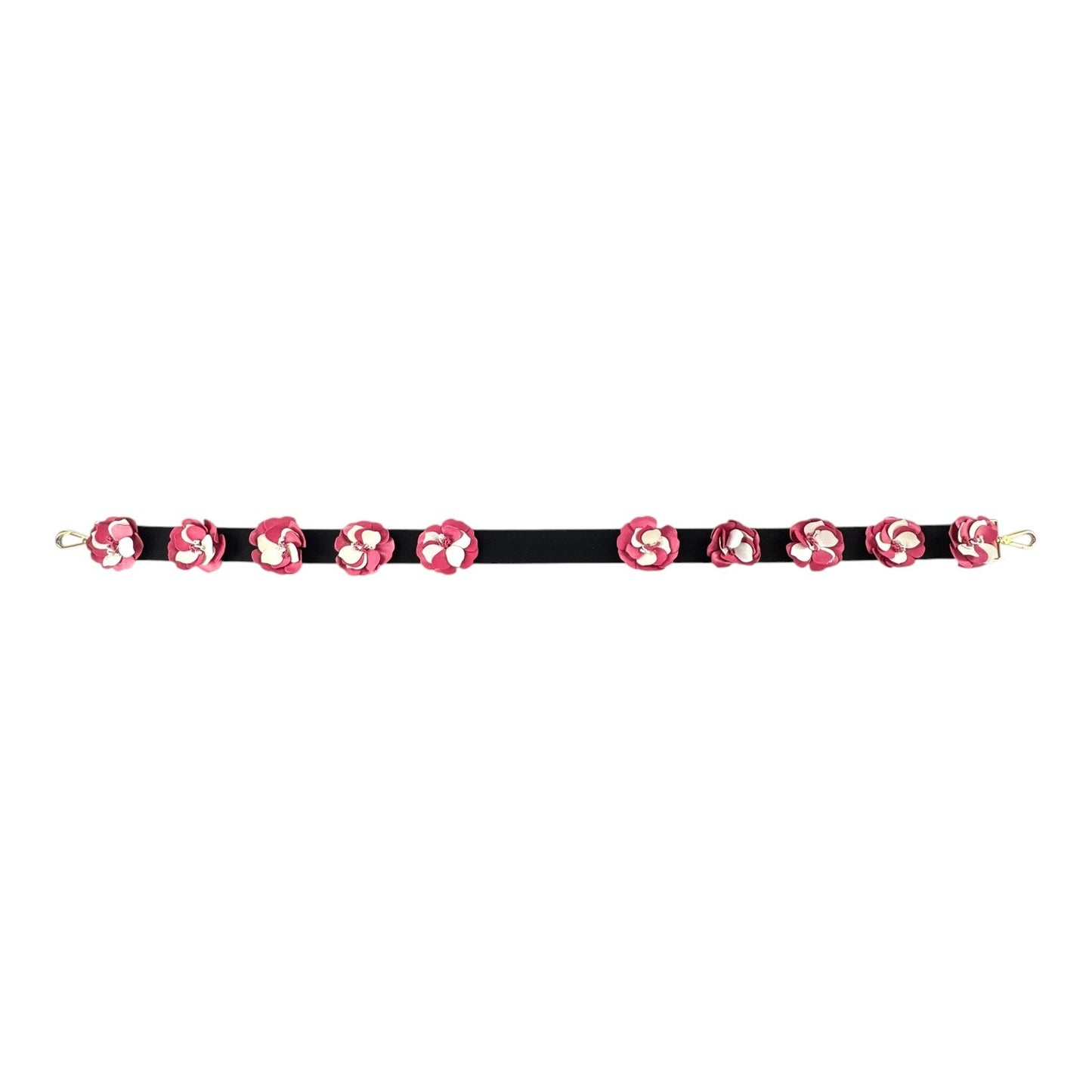Prada Leather Flower Strap