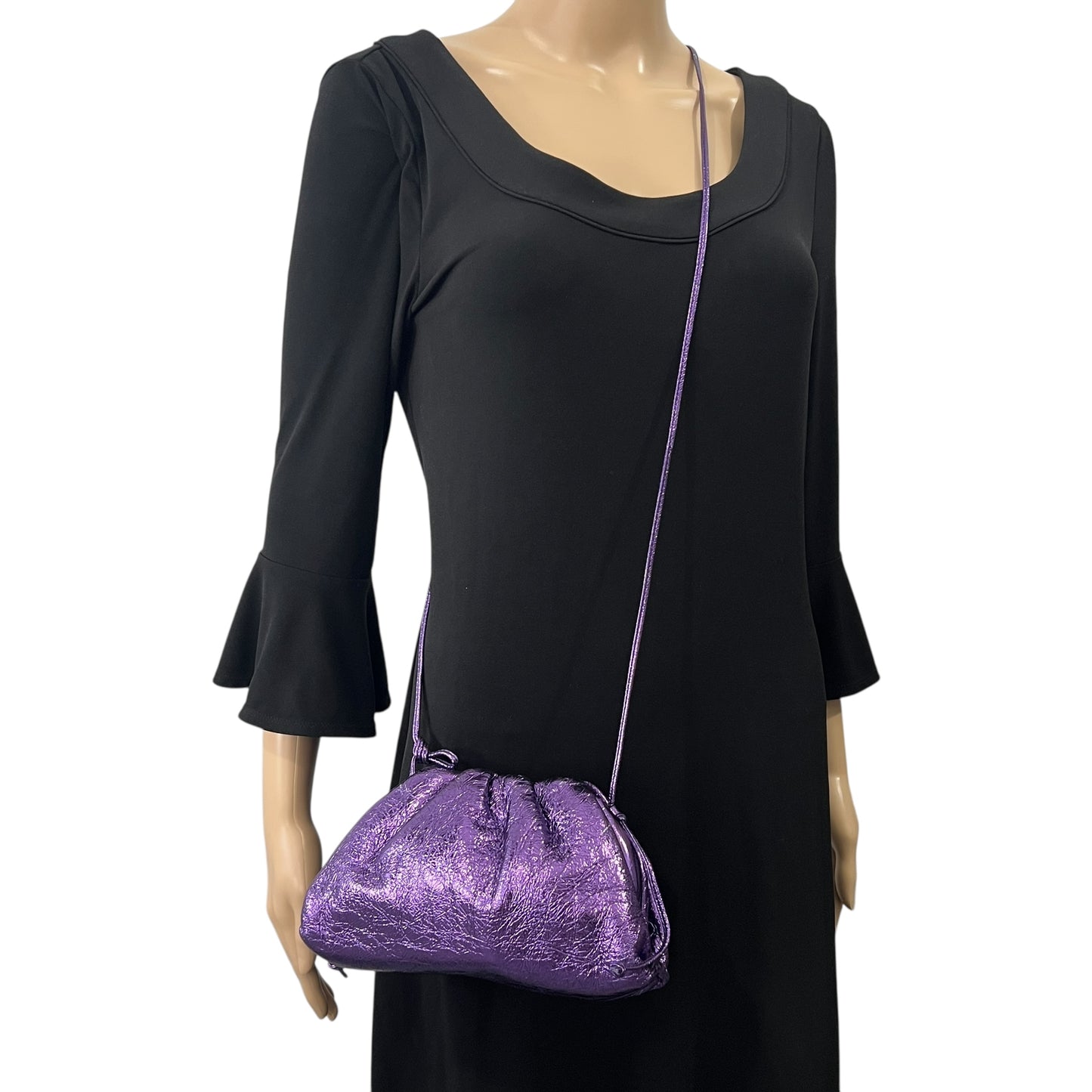 Bottega Veneta Metallic The Pouch Bag